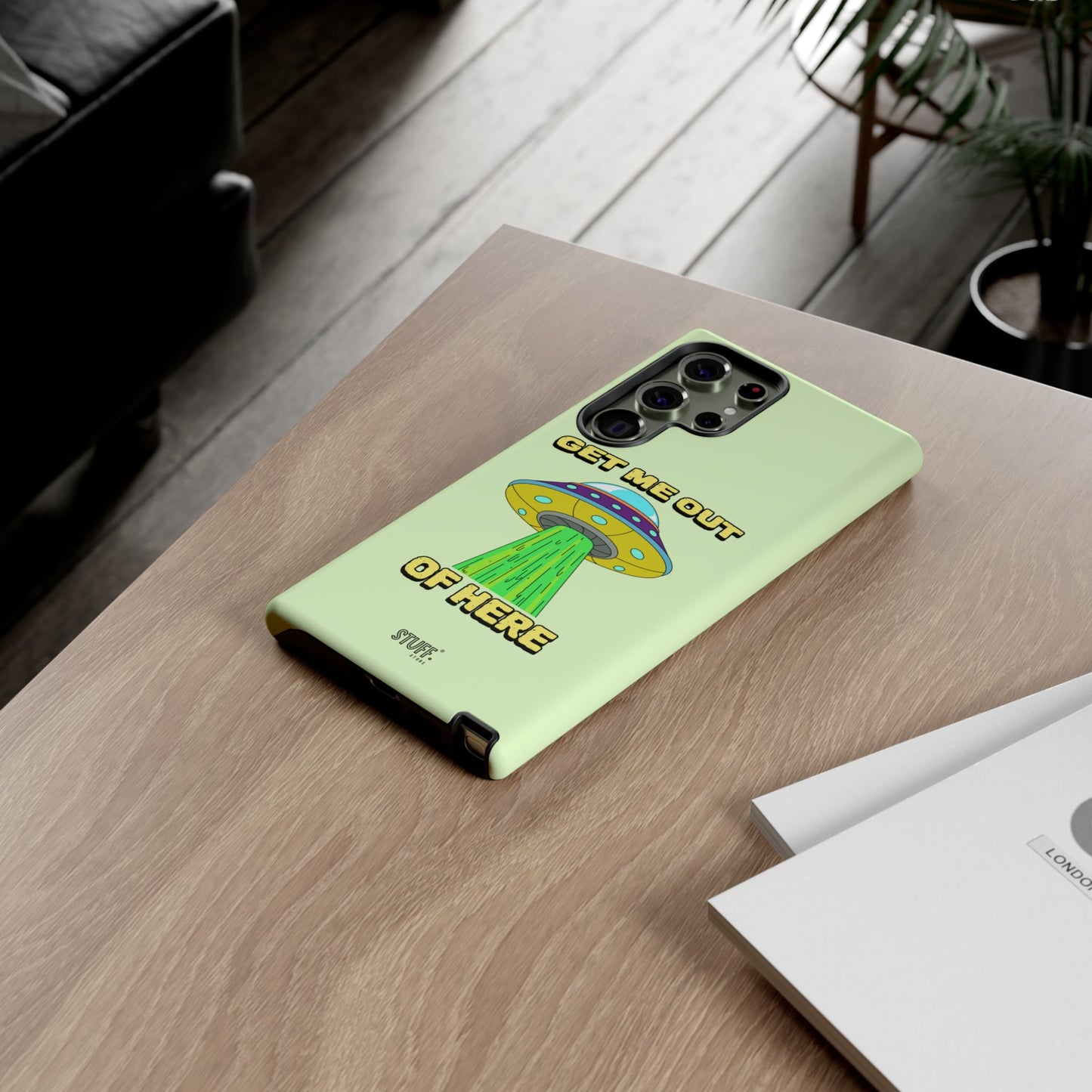 Get Me Out of Here | Coque résistante anti-choc — Vert Menthe