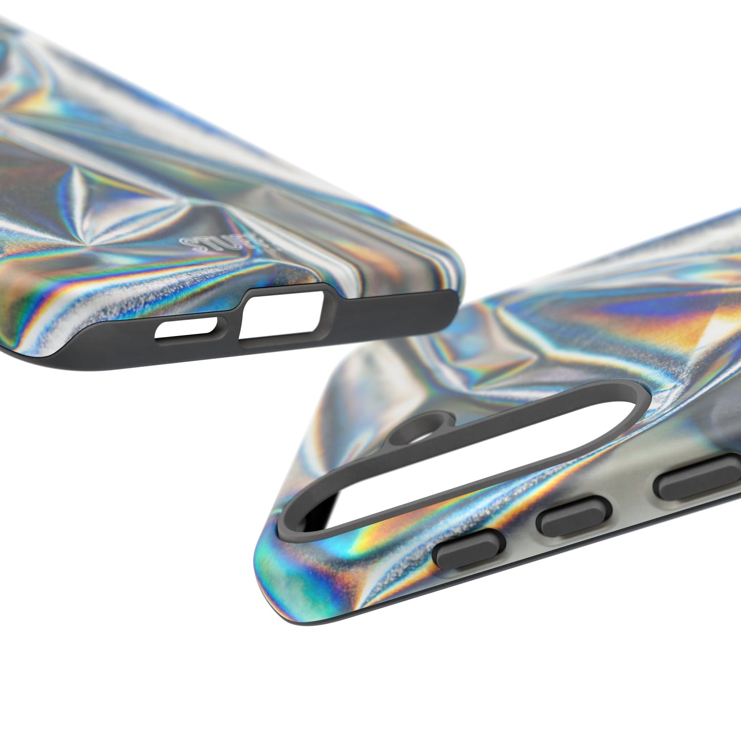 Metallic Case | Coque résistante double protection anti-choc - Effet Métallique