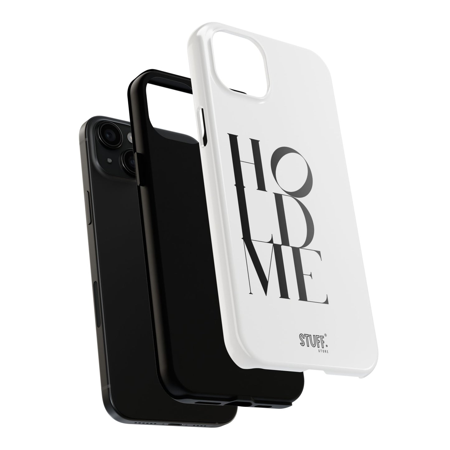Hold Me | Coque résistante et durable avec Design épuré Monochrome