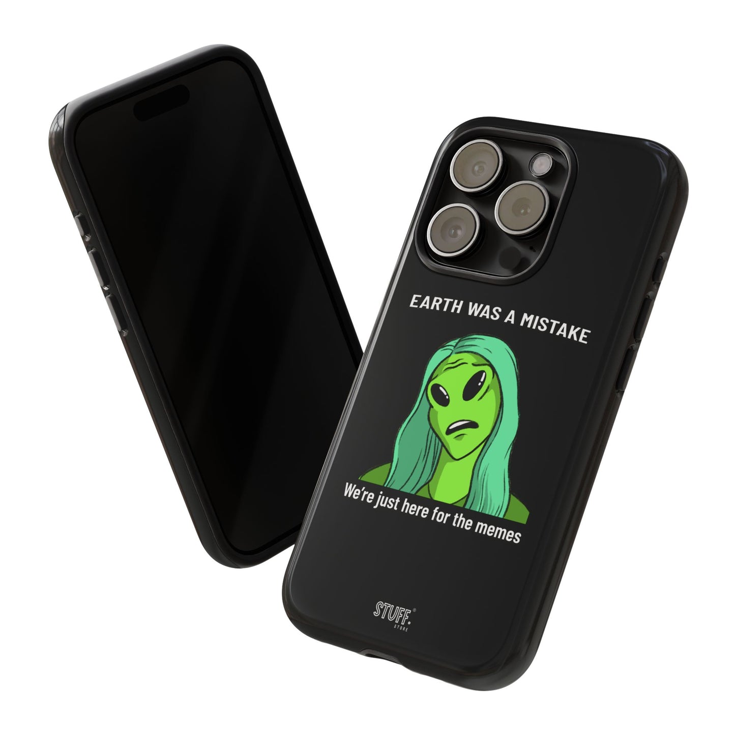 Meme Liking Alien Case | Coque résistante double protection pour les amateurs de Pop Culture