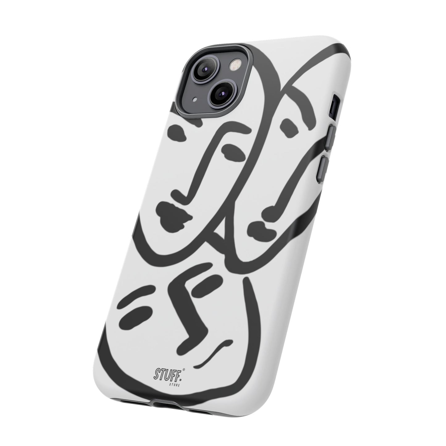Les Trois Visages | Coque résistante double protection — inspiration Matisse