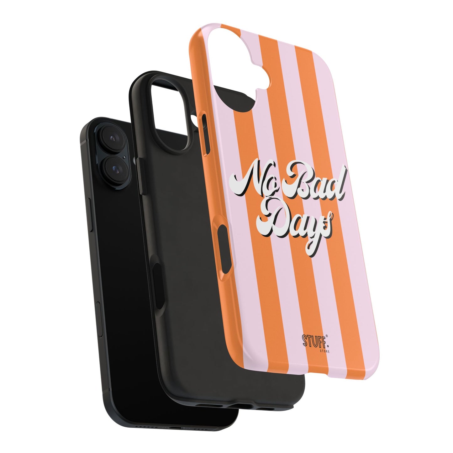 No Bad Days Case | Coque résistante double protection avec phrase positive