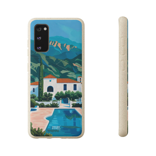 Summer Villa Case | Coque Eco-Friendly en Bambou et Bioplastique avec Design Estival - Disponible avec Emballage Cadeau