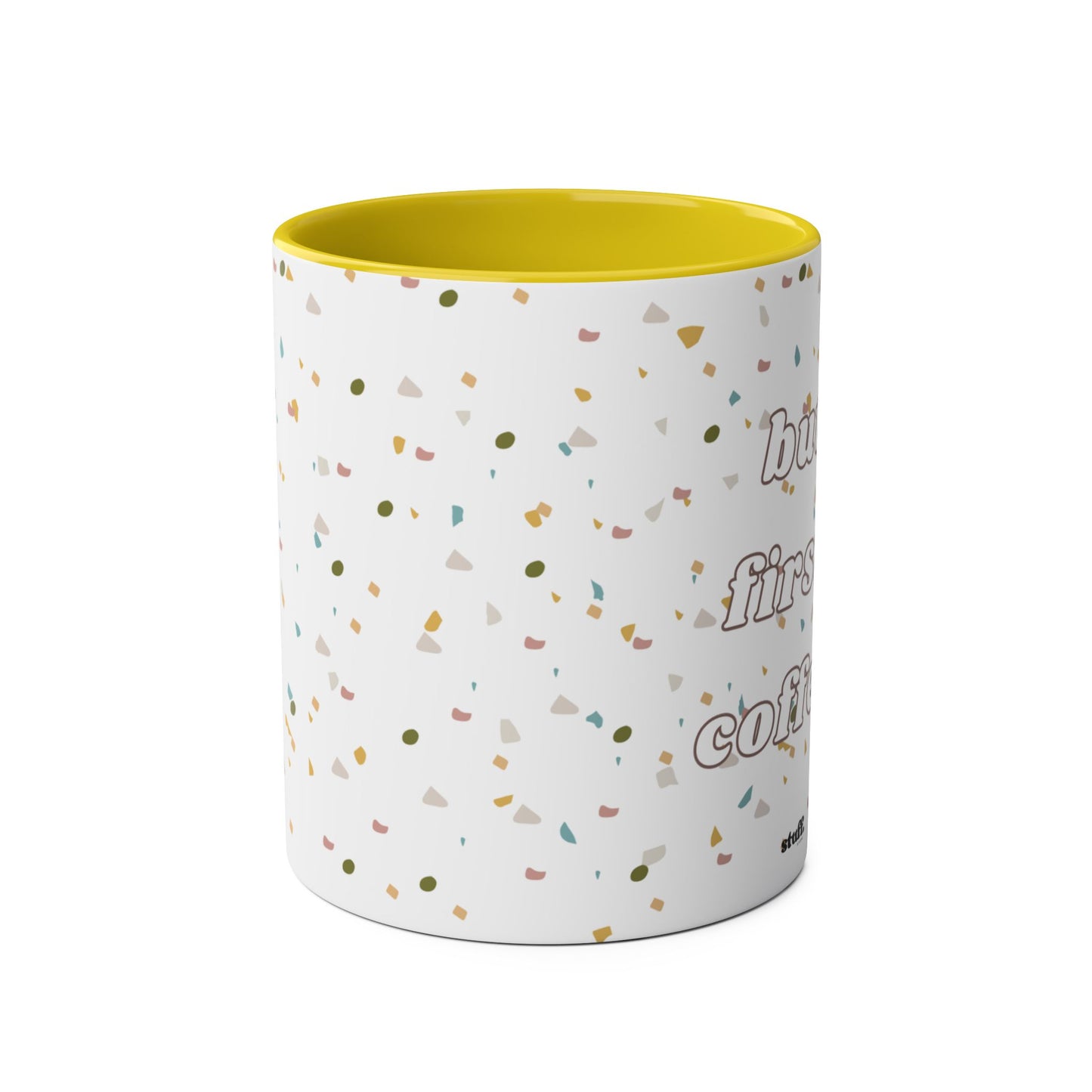 but first, coffee two-tone coffee mug