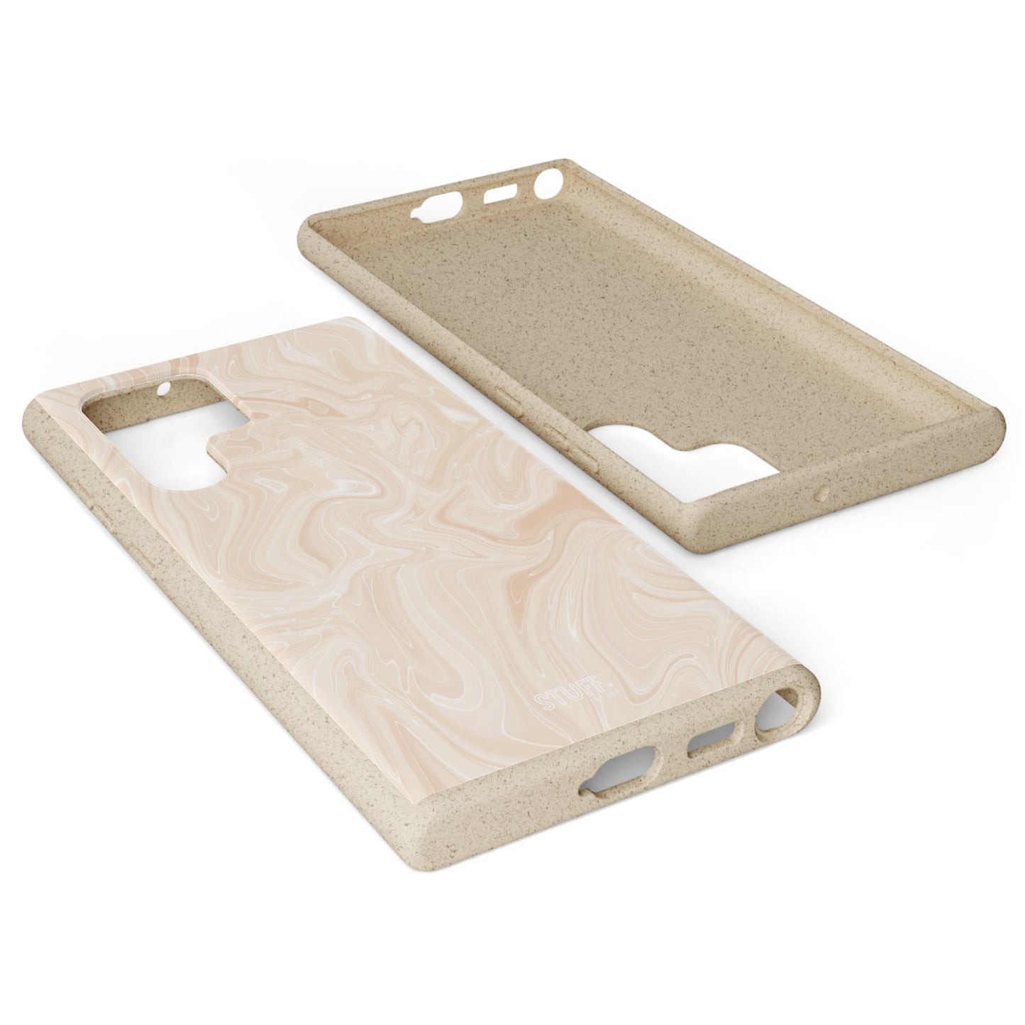 Liquid Marble Case | Coque Eco-Friendly en Bambou et Bioplastique Effet Marbré - Disponible avec Emballage Cadeau