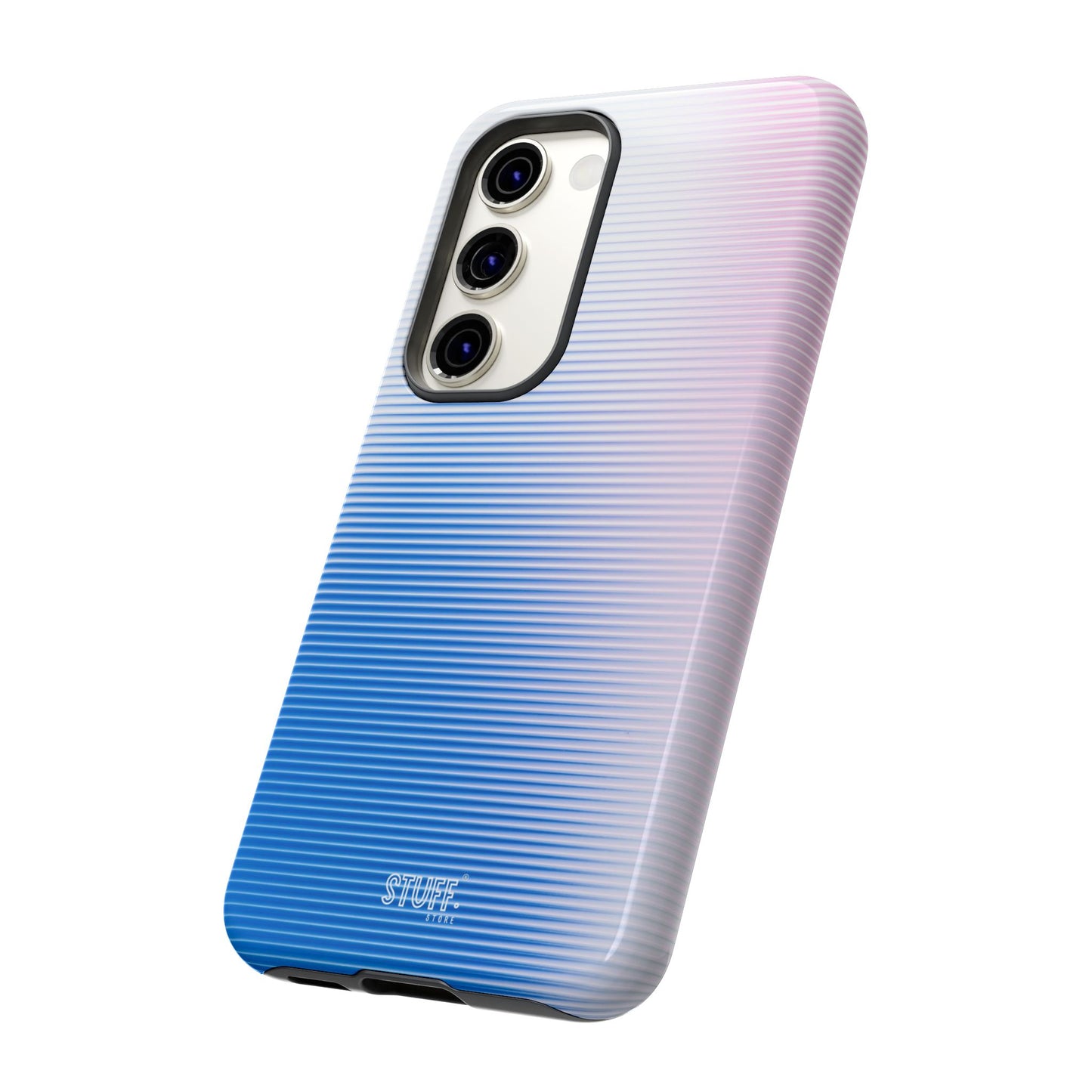 Gradient Case | Coque résistante double protection anti-choc - Dégradé Bleu & Rose