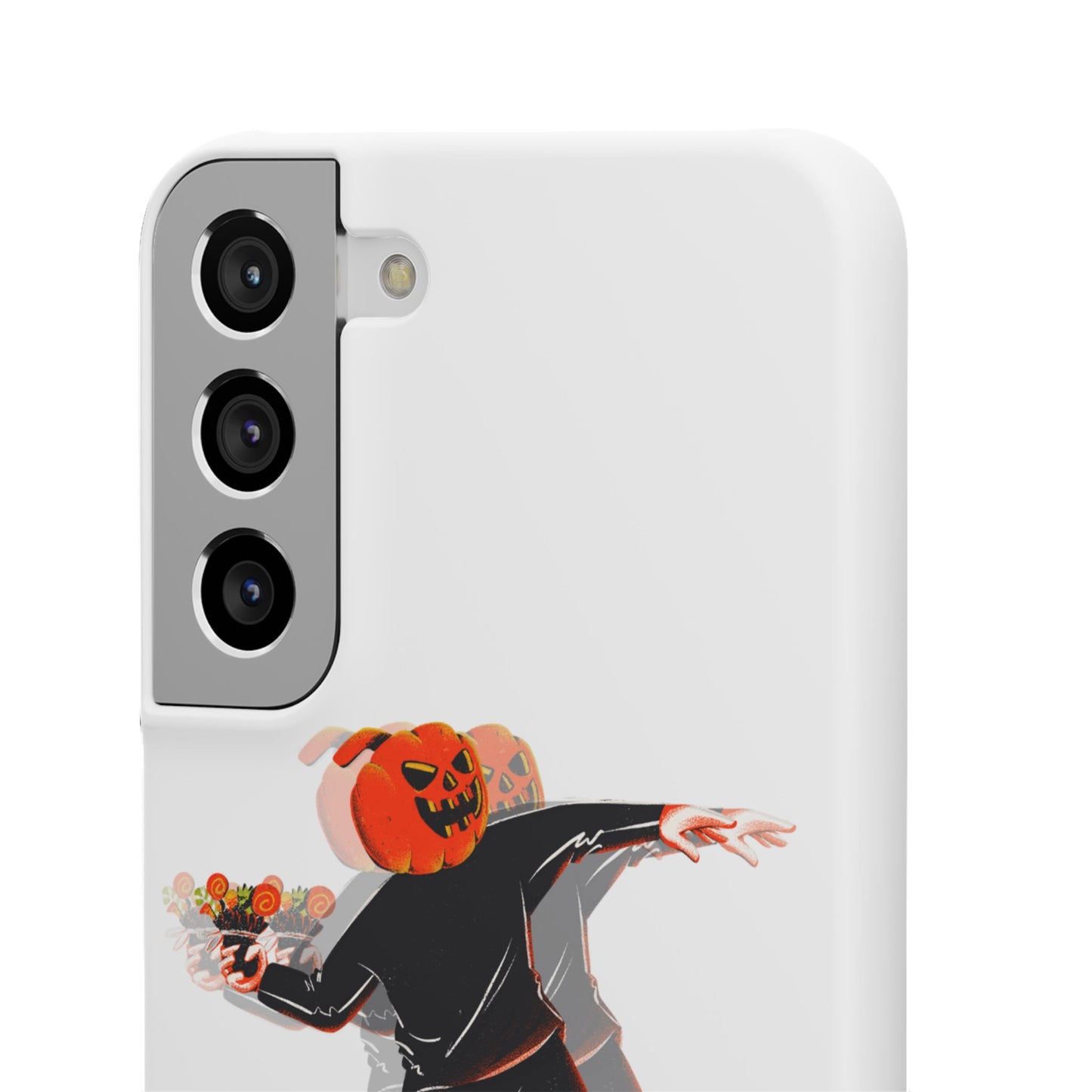 Pumpksy | Coque snap légère et résistante inspiration Banksy – Blanc