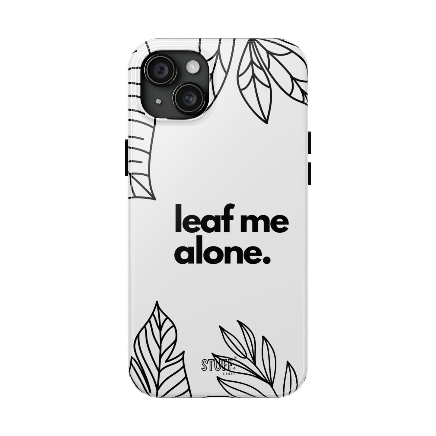 Leaf Me Case | Coque résistante double protection avec design minimaliste