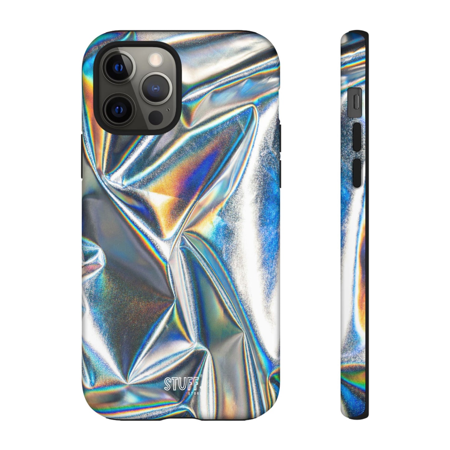 Metallic Case | Coque résistante double protection anti-choc - Effet Métallique