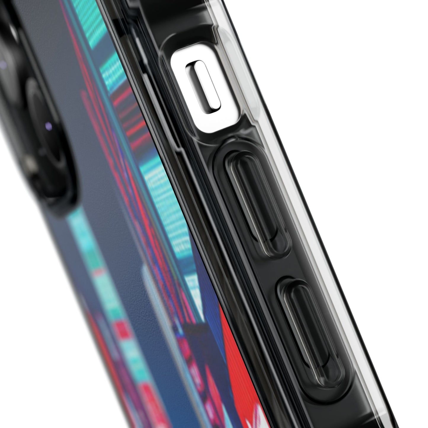 Cyber City Case | Coque transparente magnétique antichoc compatible MagSafe®