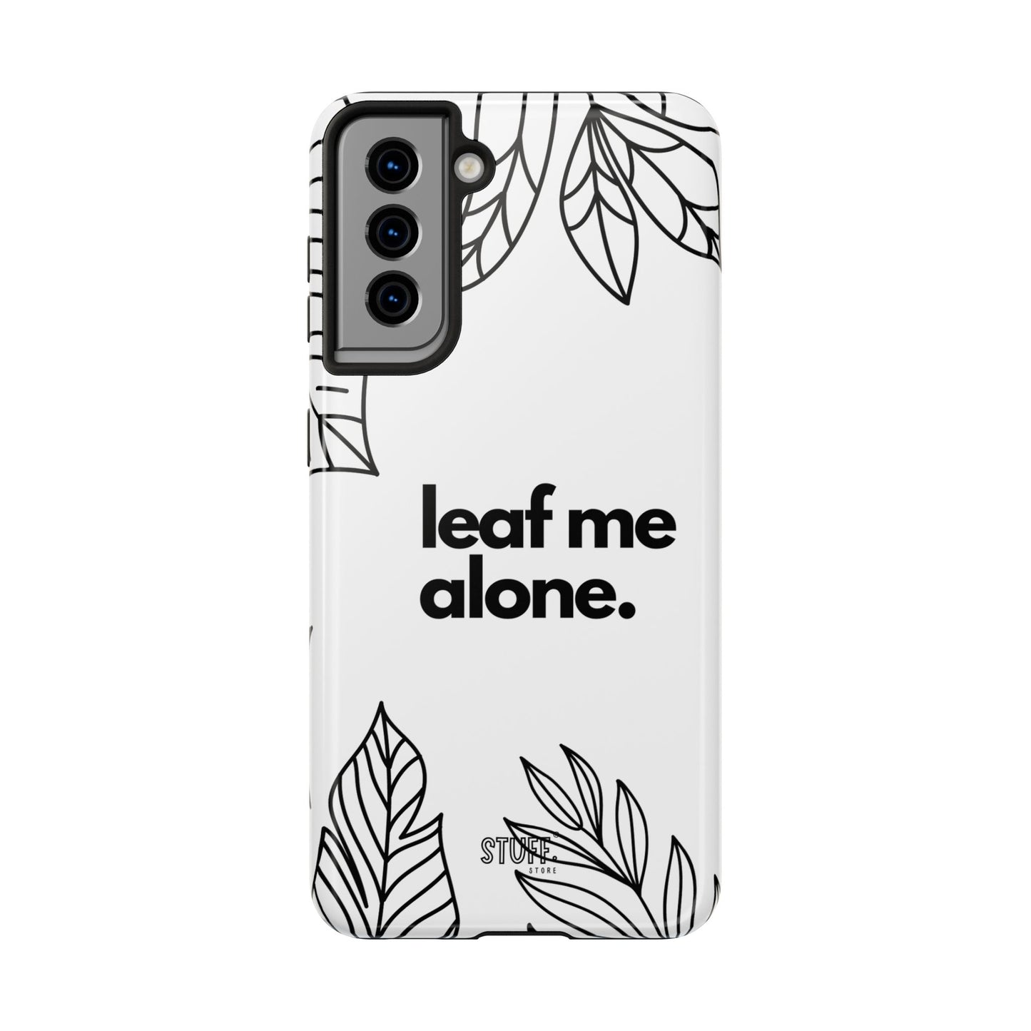 Leaf Me Case | Coque résistante double protection avec design minimaliste