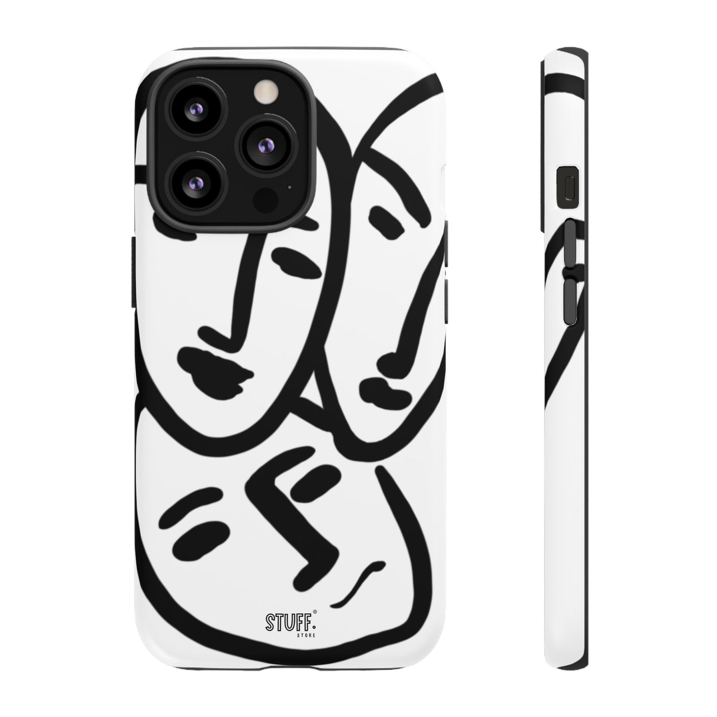 Les Trois Visages | Coque résistante double protection — inspiration Matisse