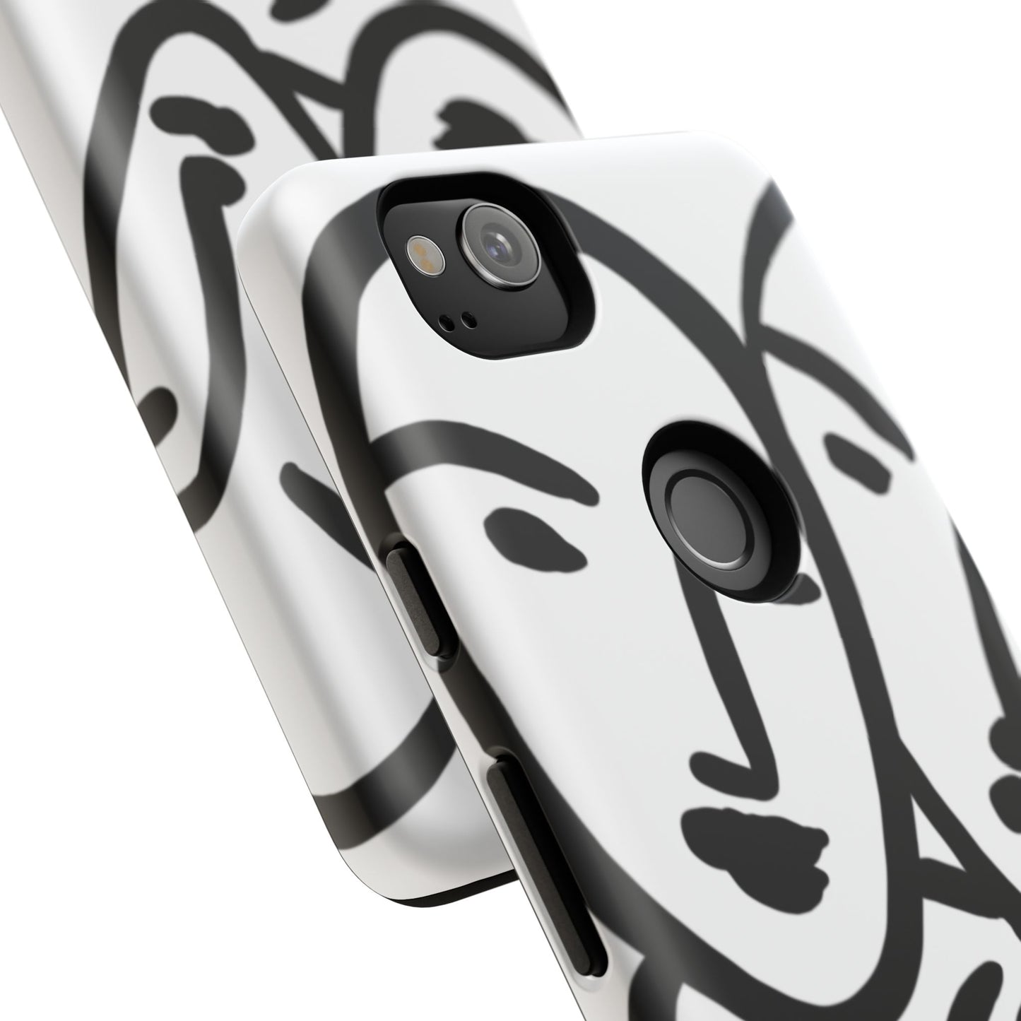 Les Trois Visages | Coque résistante double protection — inspiration Matisse