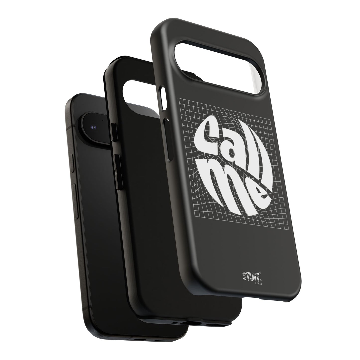 Call Me Case | Coque résistante double protection - Noir Effet Mat