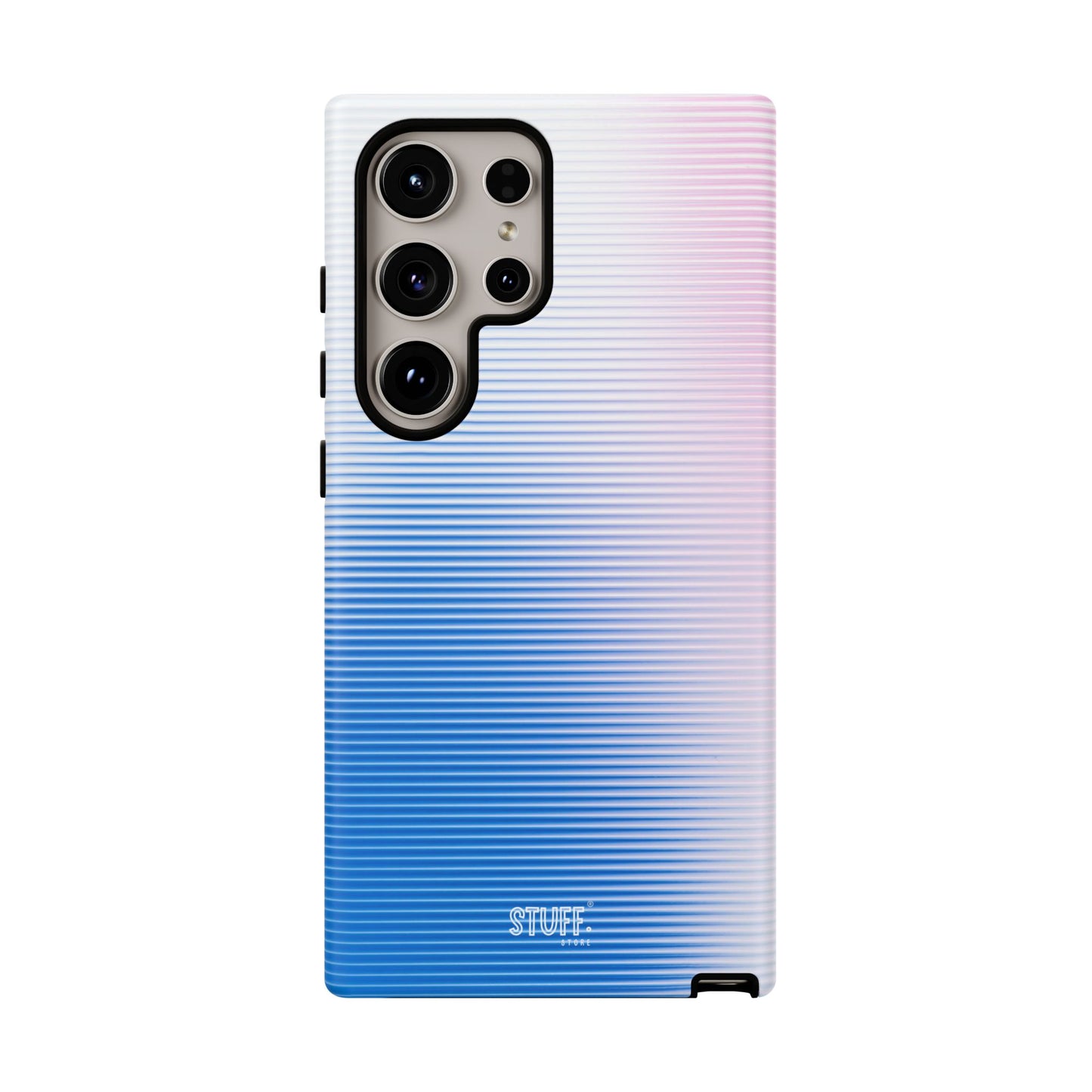 Gradient Case | Coque résistante double protection anti-choc - Dégradé Bleu & Rose