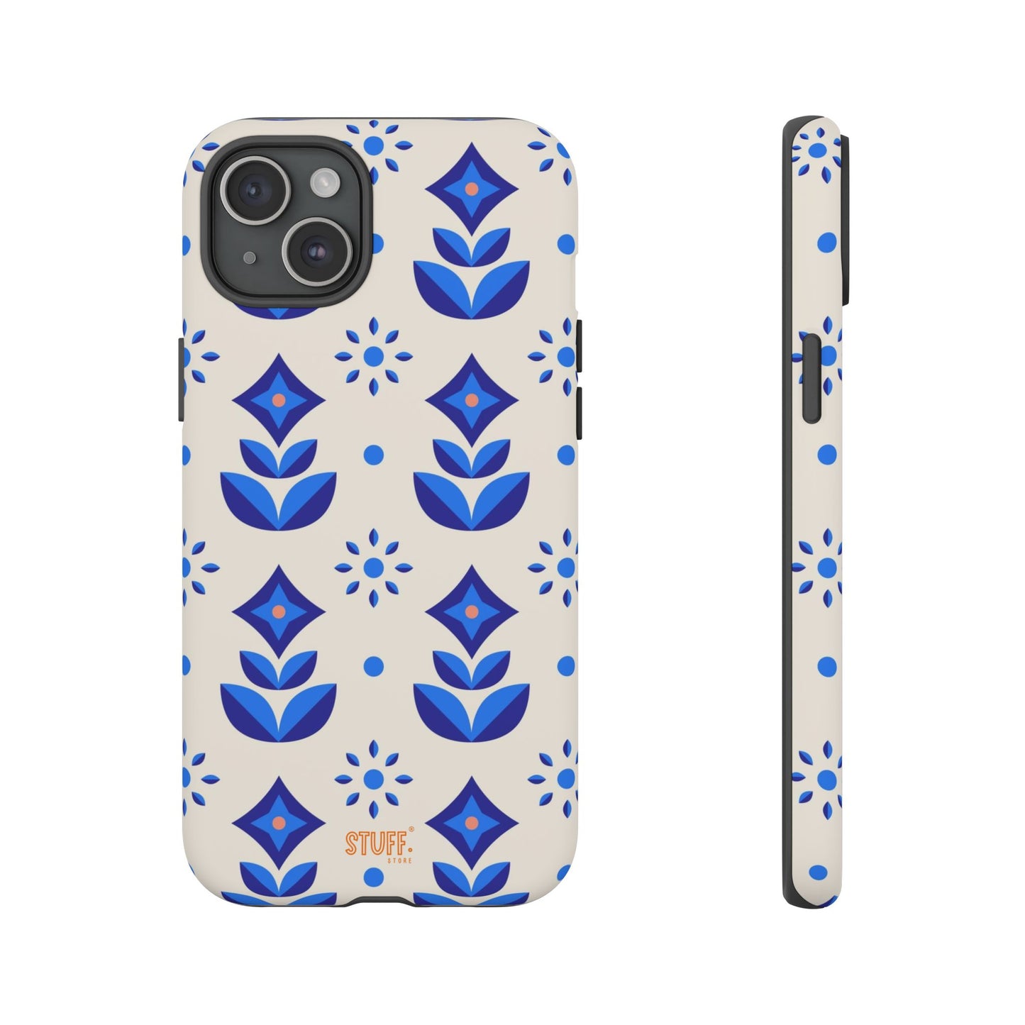 Floral Case | Coque résistante double protection avec Design Fleuri