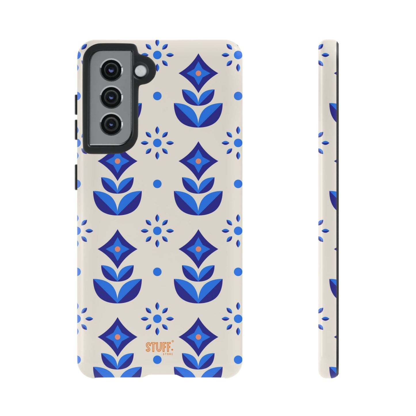 Floral Case | Coque résistante double protection avec Design Fleuri