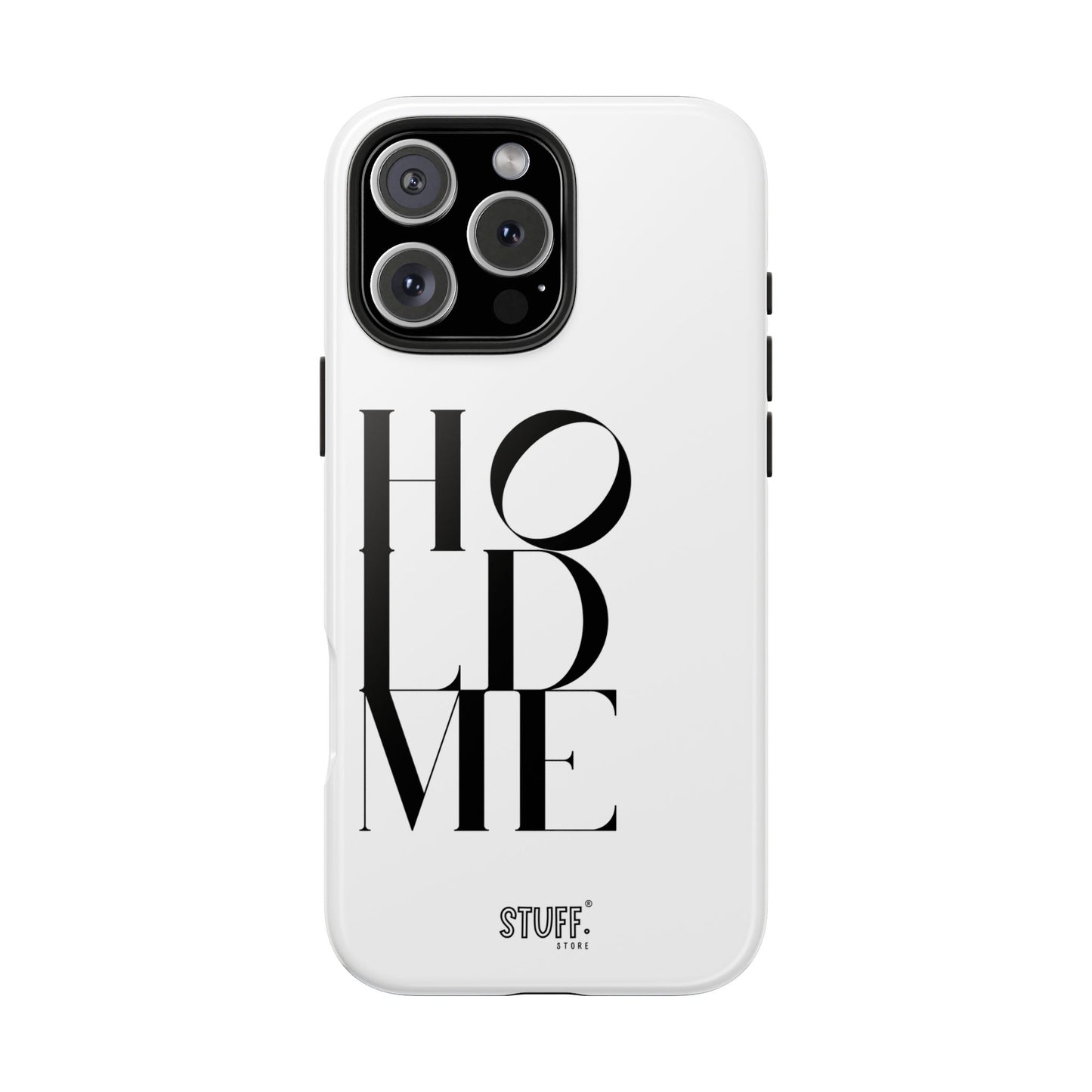Hold Me | Coque résistante et durable avec Design épuré Monochrome
