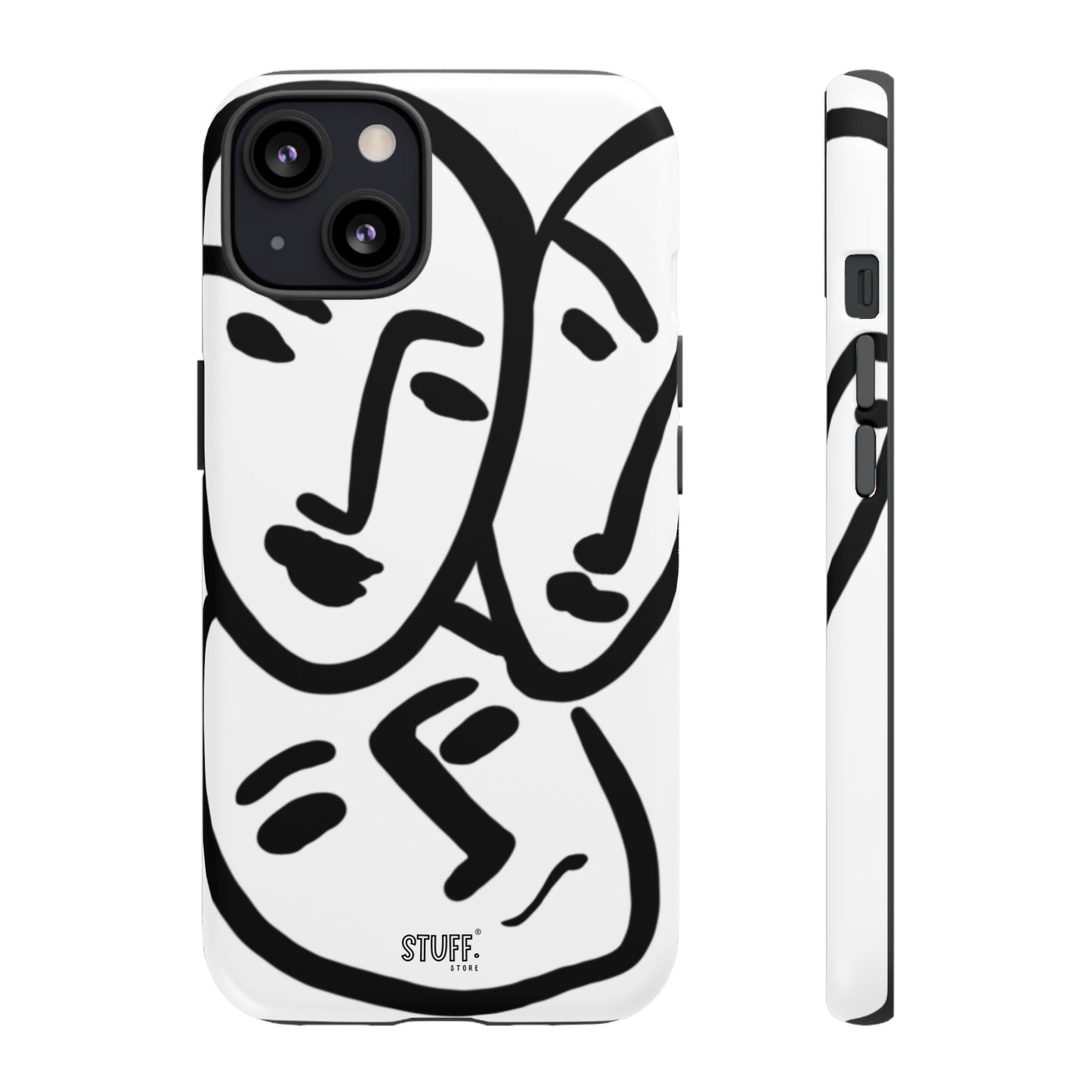 Les Trois Visages | Coque résistante double protection — inspiration Matisse