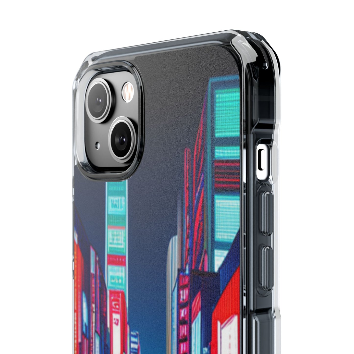 Cyber City Case | Coque transparente magnétique antichoc compatible MagSafe®