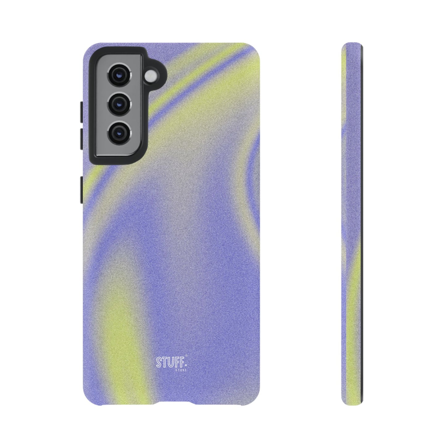 Vibrant Case | Coque résistante double protection anti-choc - Violet & Jaune