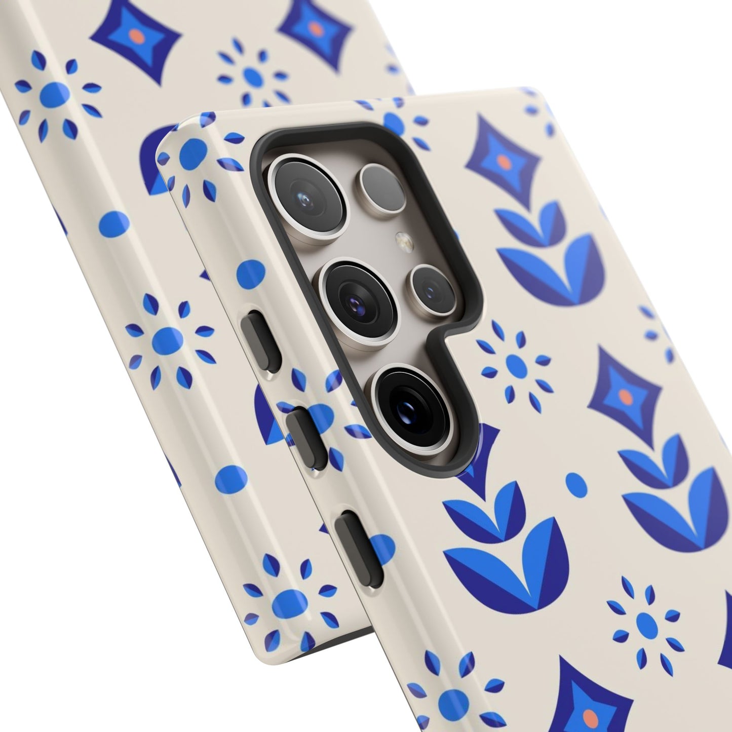 Floral Case | Coque résistante double protection avec Design Fleuri