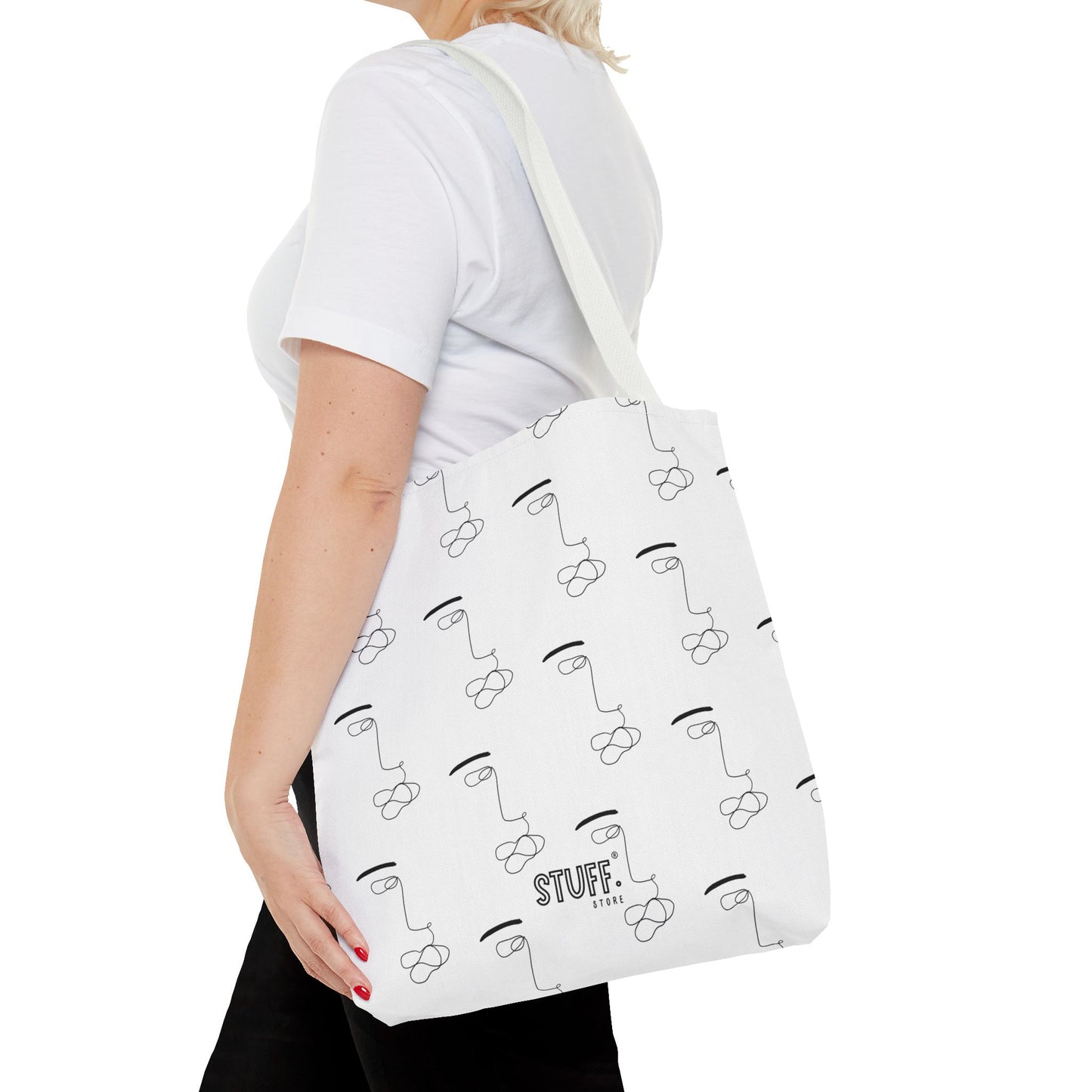 He’s Art Tote Bag | Sac cabas résistant et durable avec design one-line