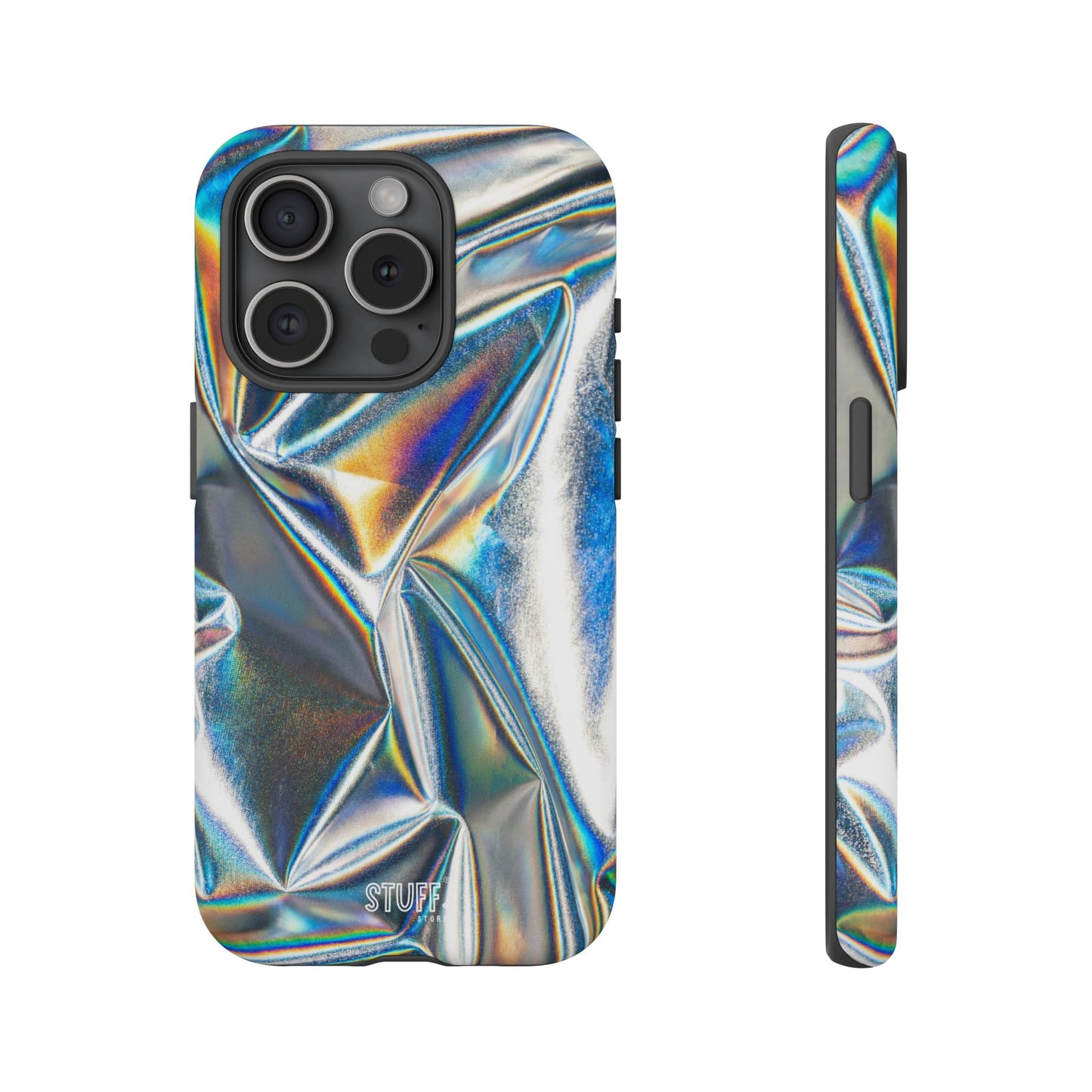 Metallic Case | Coque résistante double protection anti-choc - Effet Métallique