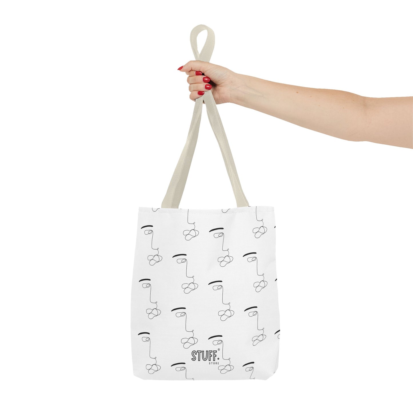 He’s Art Tote Bag | Sac cabas résistant et durable avec design one-line