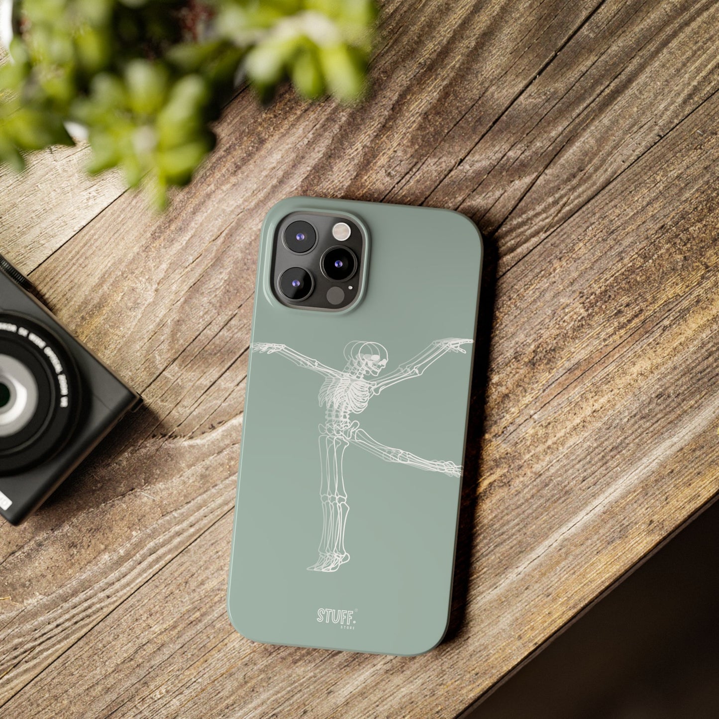 Bone-a-Rina | Coque slim durable et anti-chocs avec Design de Squelette Ballerine