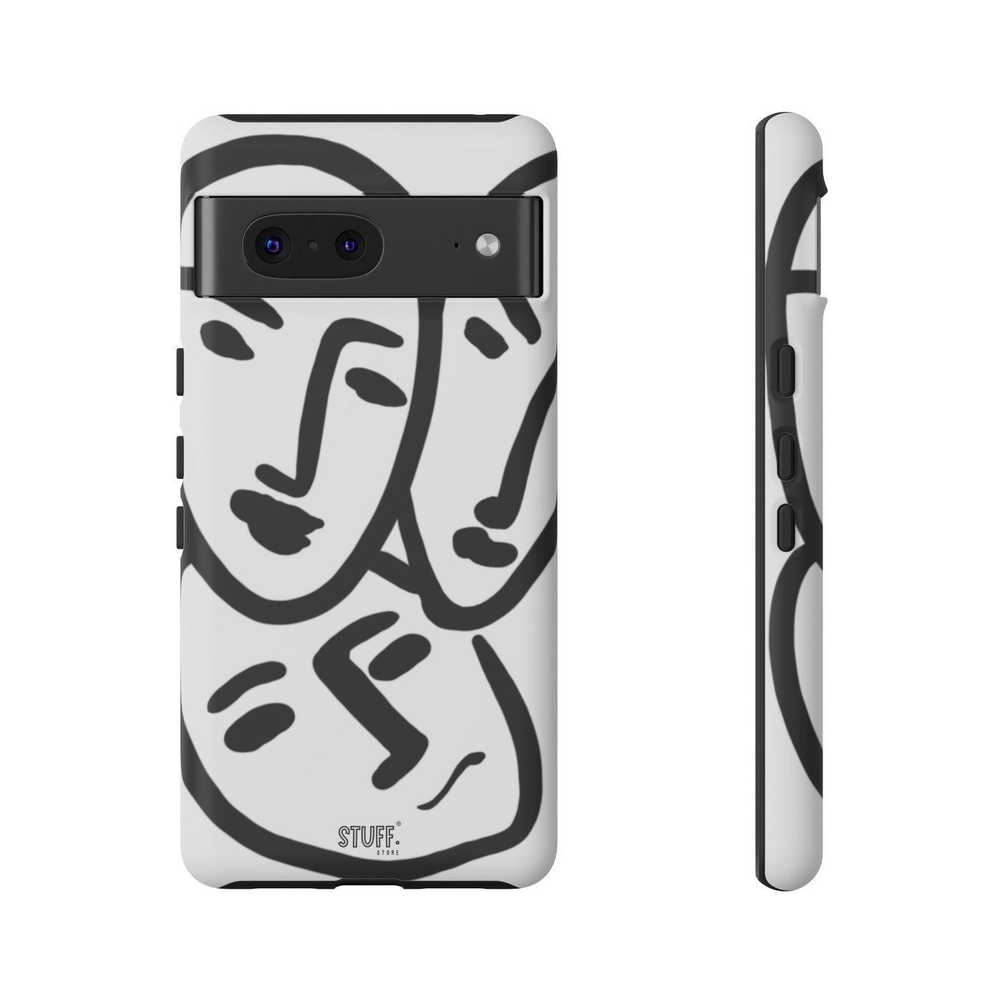 Les Trois Visages | Coque résistante double protection — inspiration Matisse