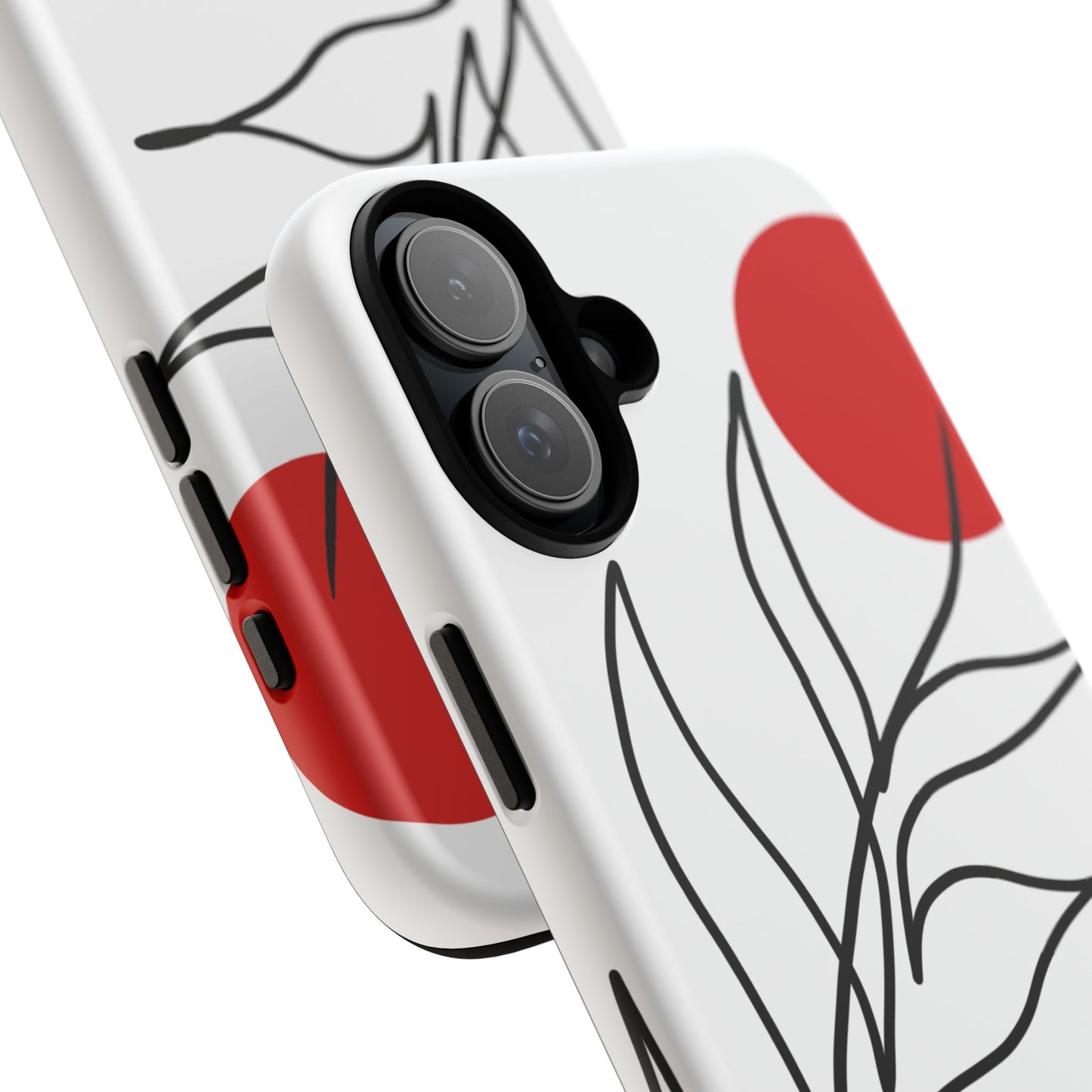 Red Sun Case | Coque résistante double protection avec Design Minimaliste