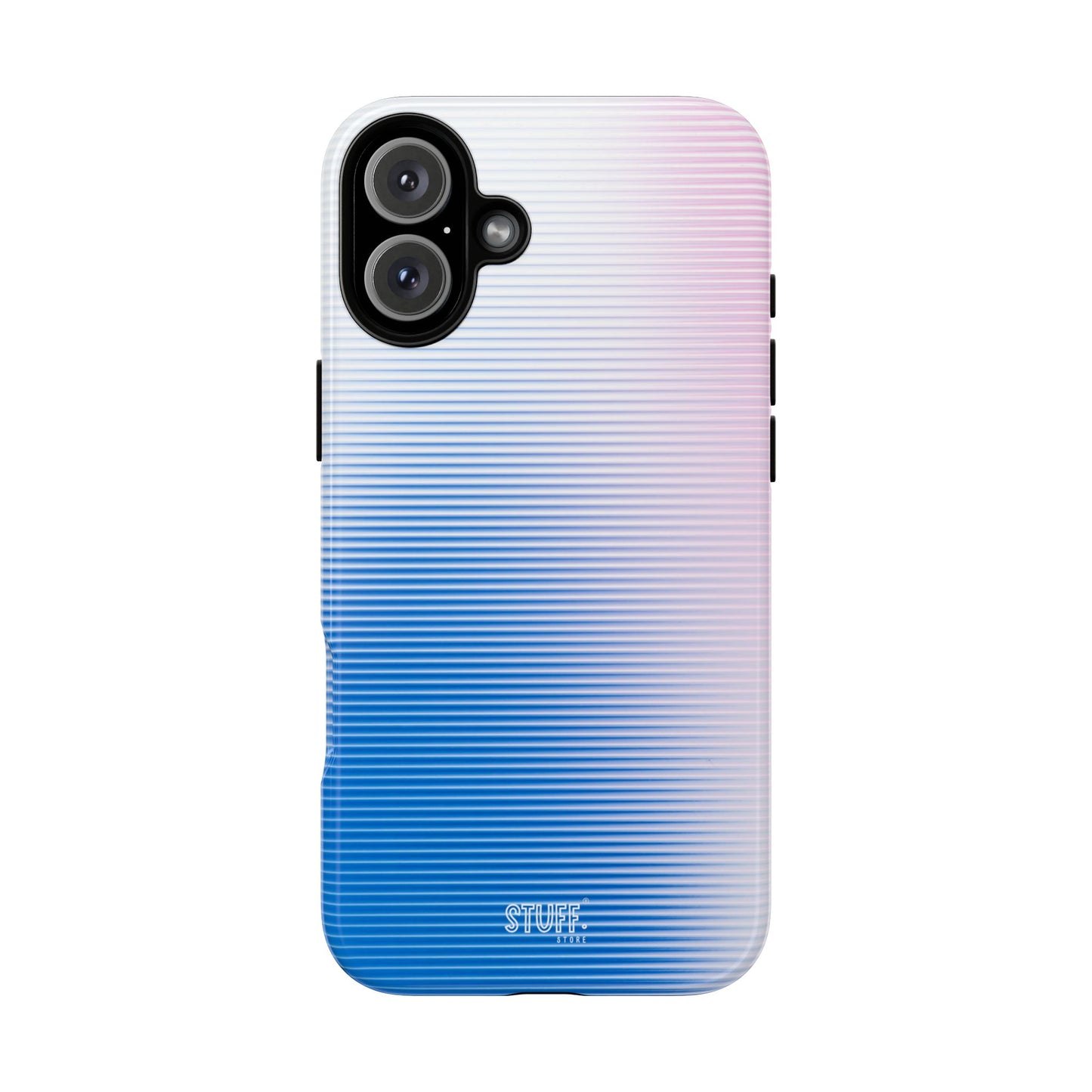 Gradient Case | Coque résistante double protection anti-choc - Dégradé Bleu & Rose