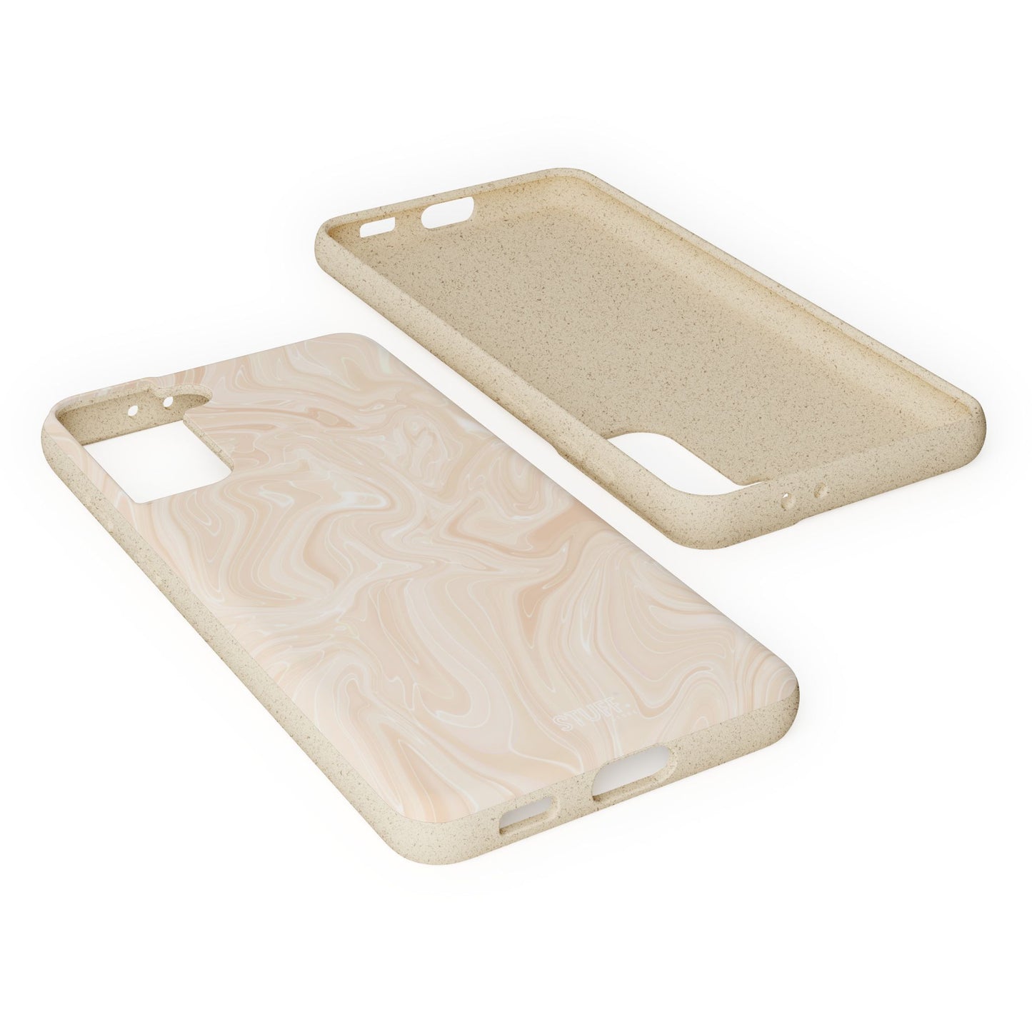 Liquid Marble Case | Coque Eco-Friendly en Bambou et Bioplastique Effet Marbré - Disponible avec Emballage Cadeau
