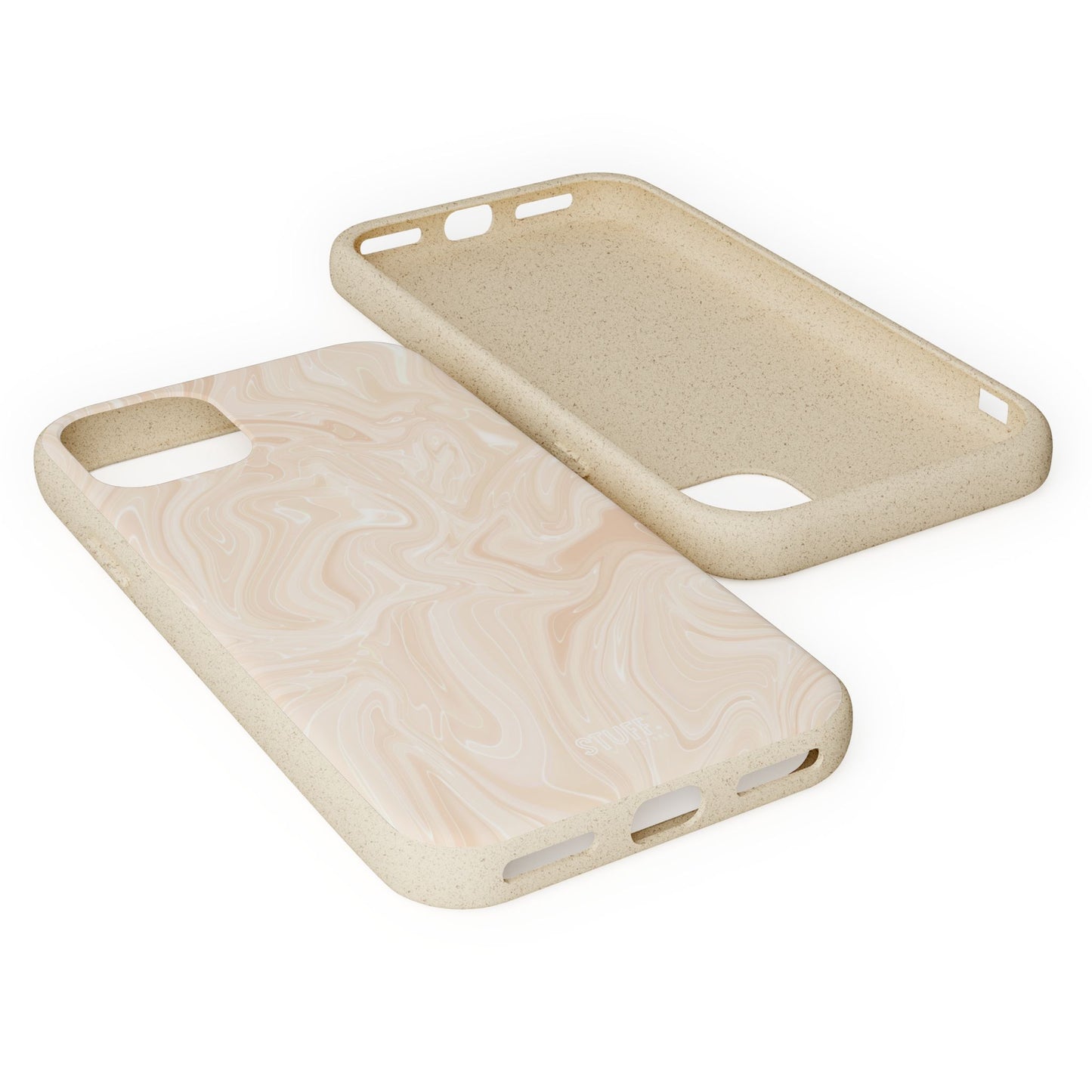 Liquid Marble Case | Coque Eco-Friendly en Bambou et Bioplastique Effet Marbré - Disponible avec Emballage Cadeau