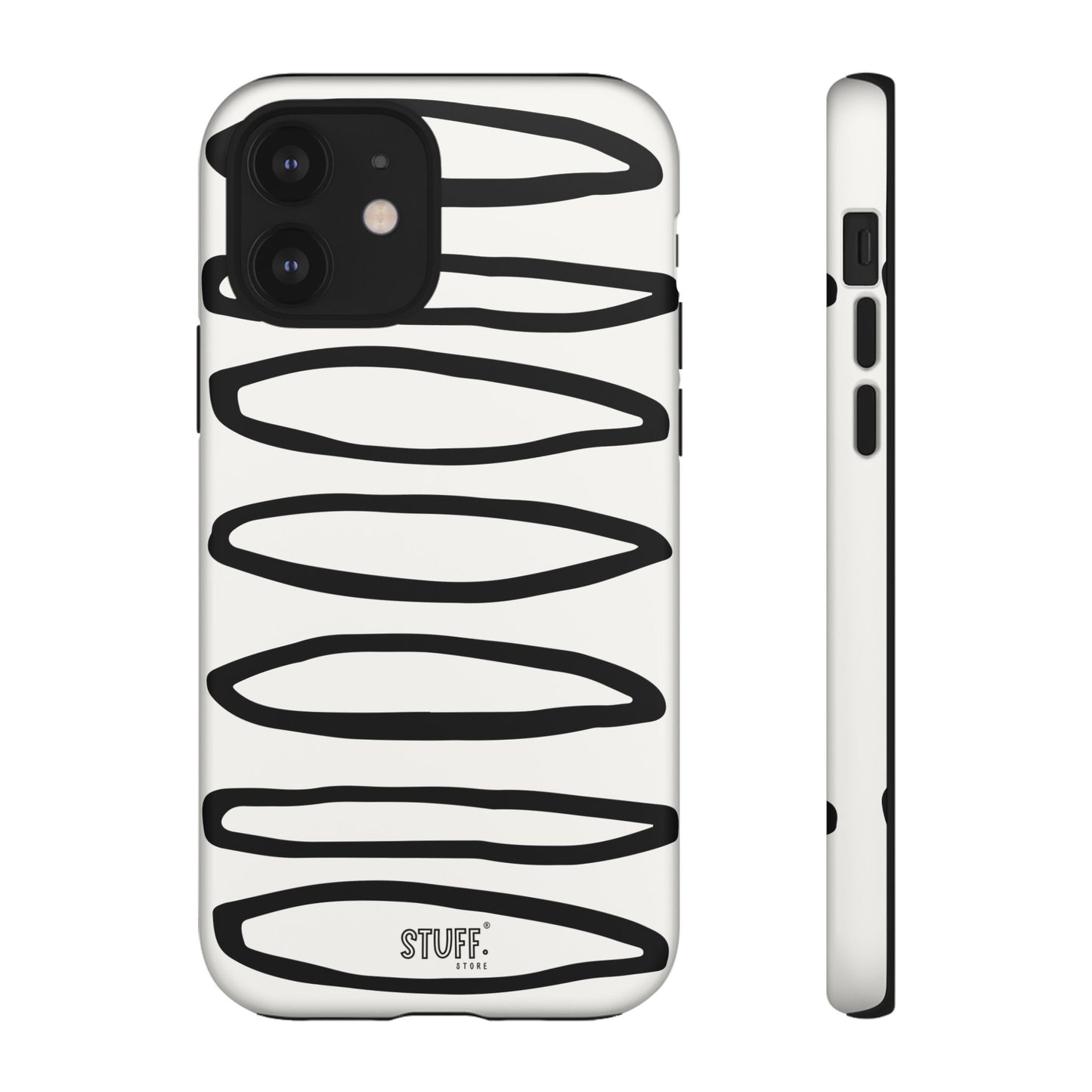 Loopy Case | Coque résistante double protection - Motif cercles abstraits