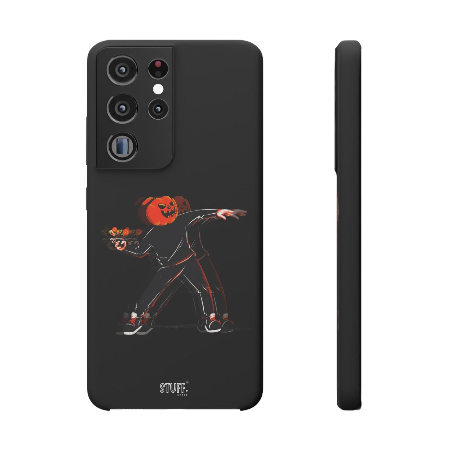Pumpksy | Coque snap légère et résistante inspiration Banksy – Noir