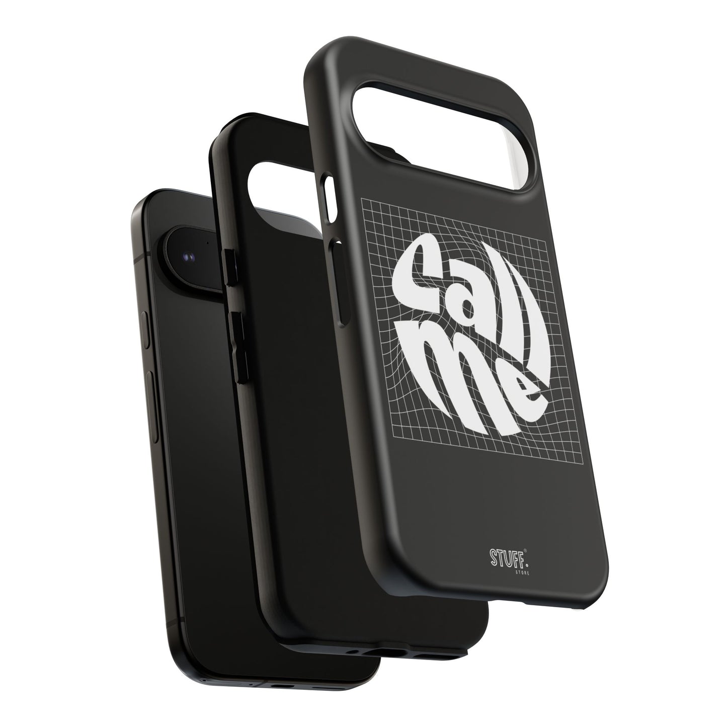Call Me Case | Coque résistante double protection - Noir Effet Mat