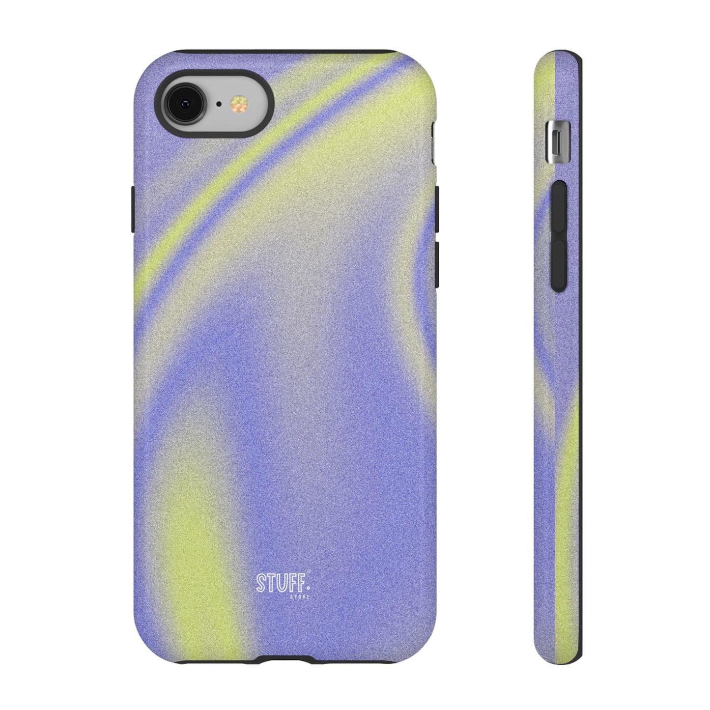 Vibrant Case | Coque résistante double protection anti-choc - Violet & Jaune