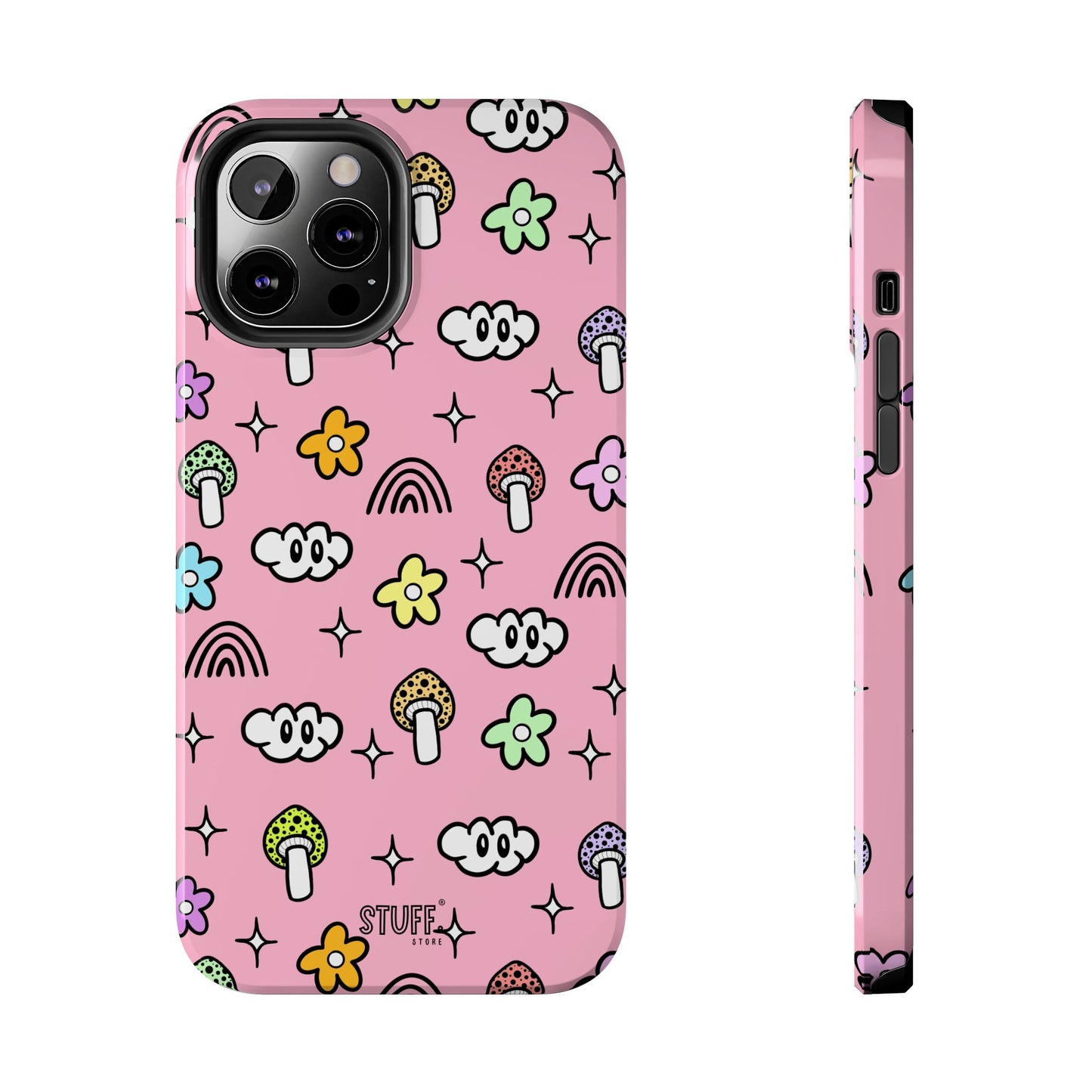 Pixie Case | Coque résistante double protection | Pixie Collection - Pink Matte Effect