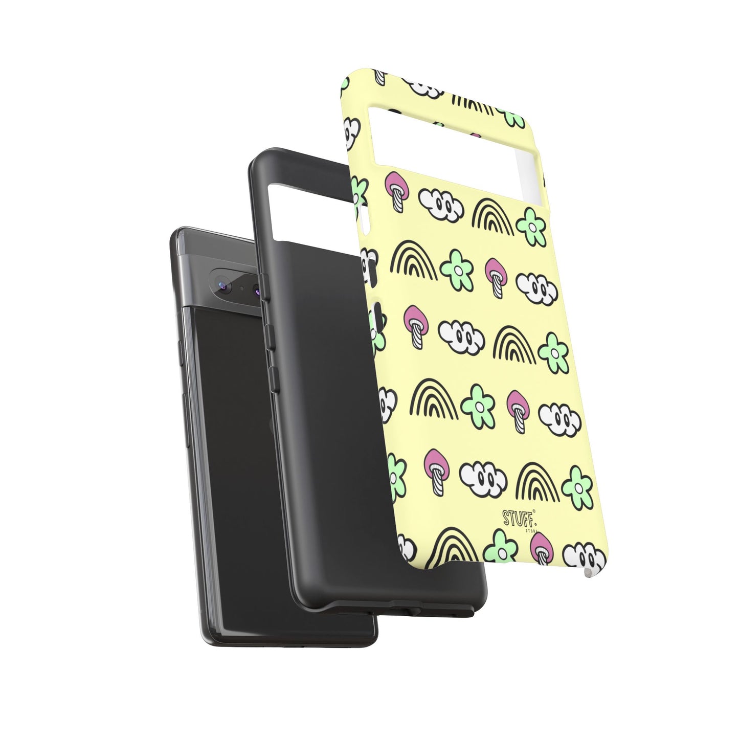 Pixie Case | Coque résistante double protection — Collection Pixie — Jaune