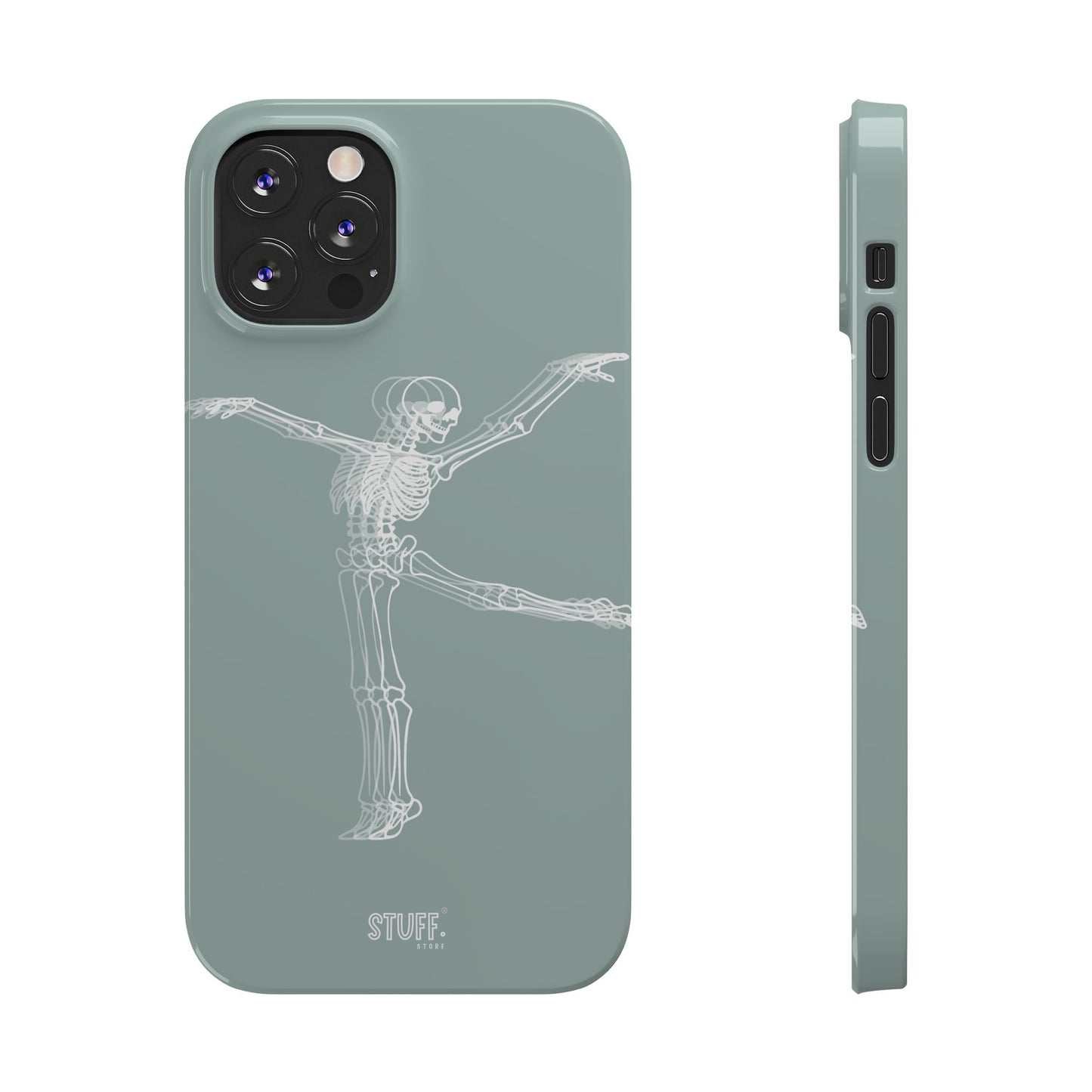 Bone-a-Rina | Coque slim durable et anti-chocs avec Design de Squelette Ballerine
