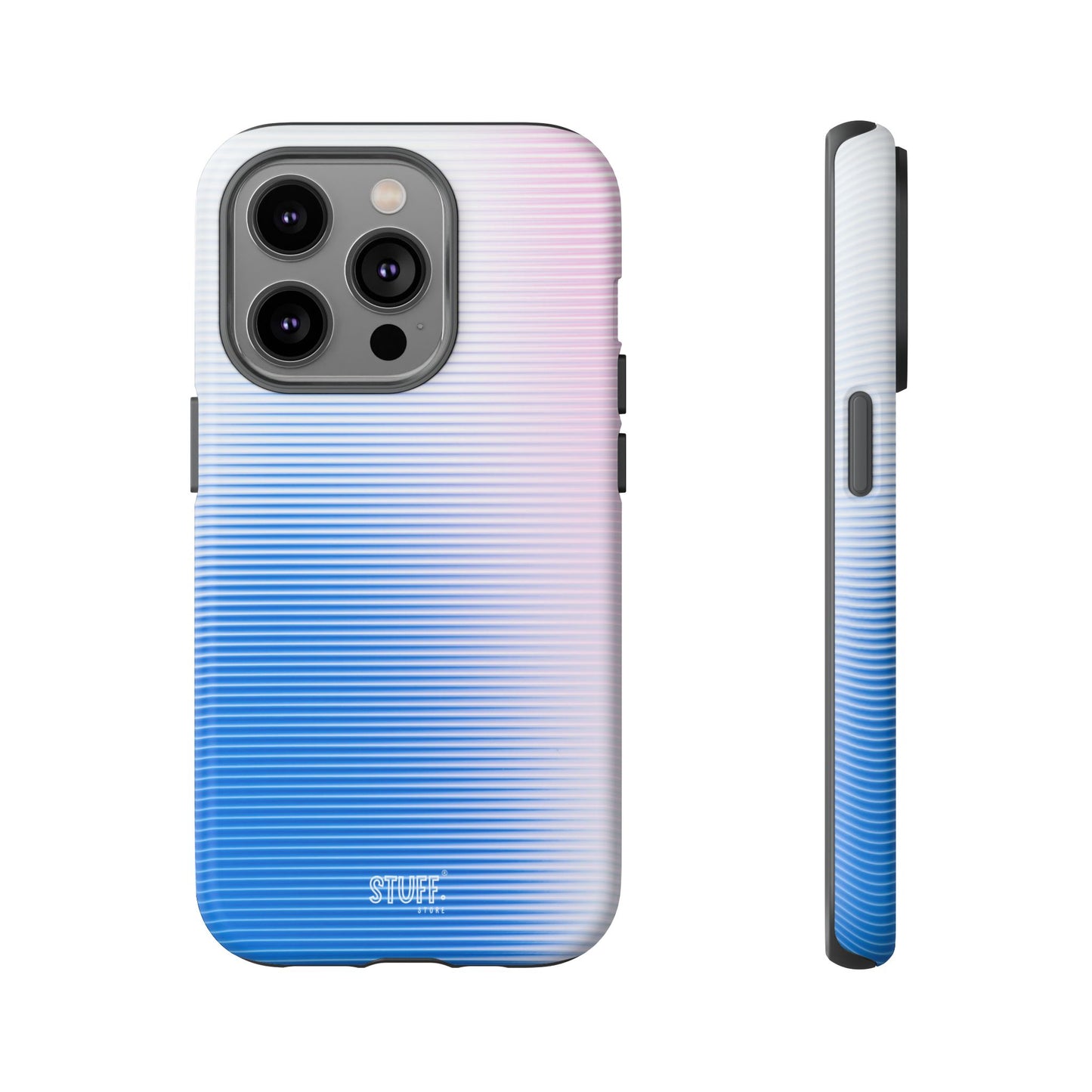 Gradient Case | Coque résistante double protection anti-choc - Dégradé Bleu & Rose