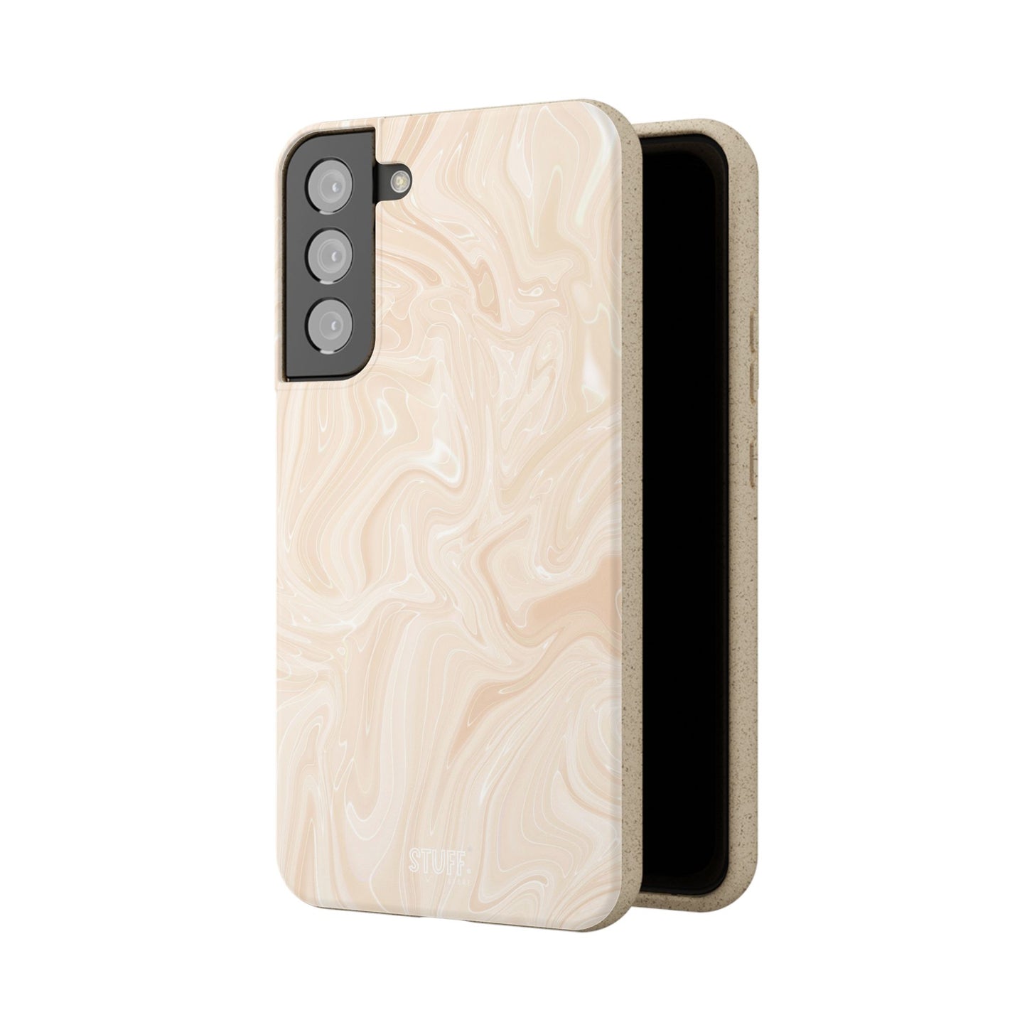 Liquid Marble Case | Coque Eco-Friendly en Bambou et Bioplastique Effet Marbré - Disponible avec Emballage Cadeau