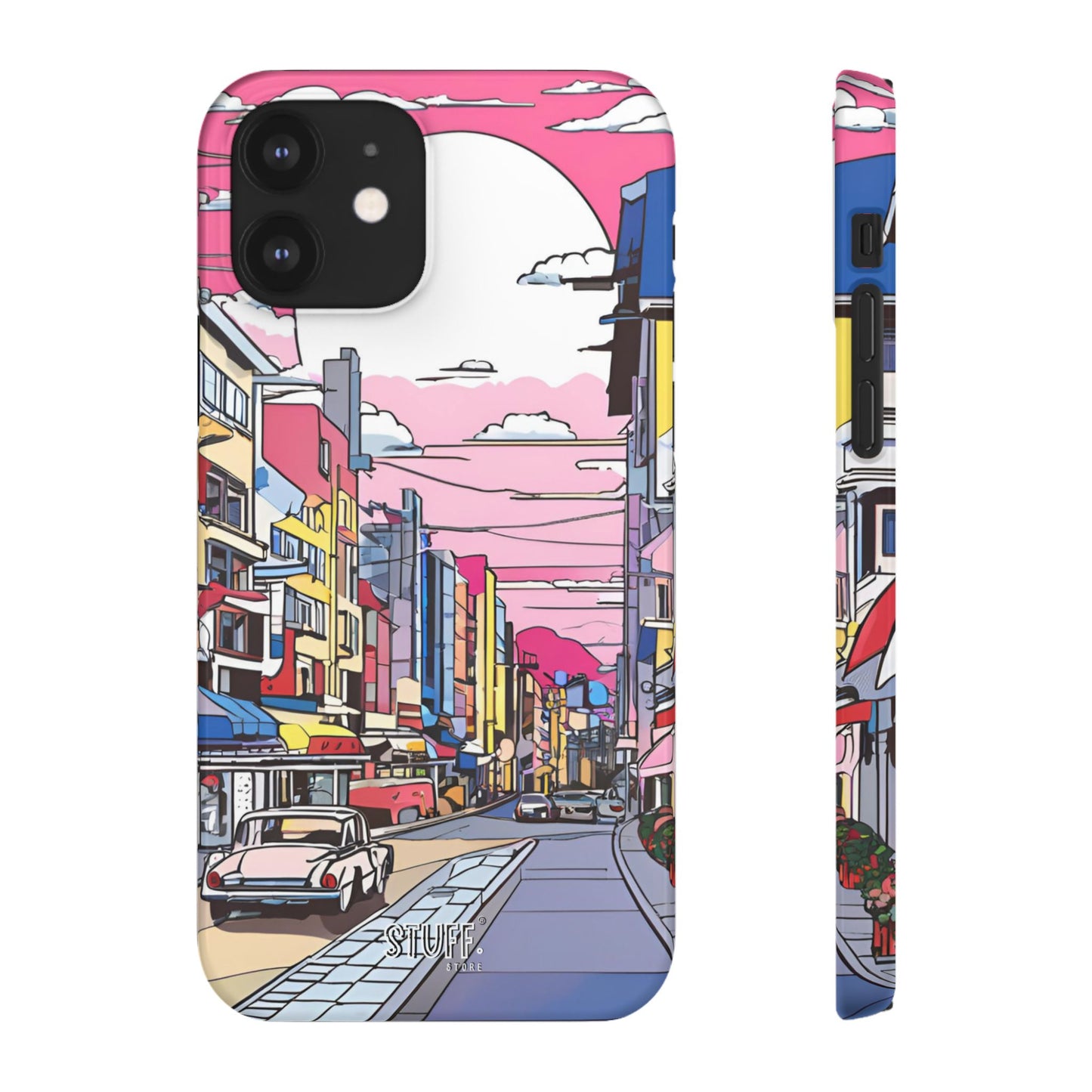Pop Art Sunset | Coque snap légère et résistante inspiration Lichtenstein