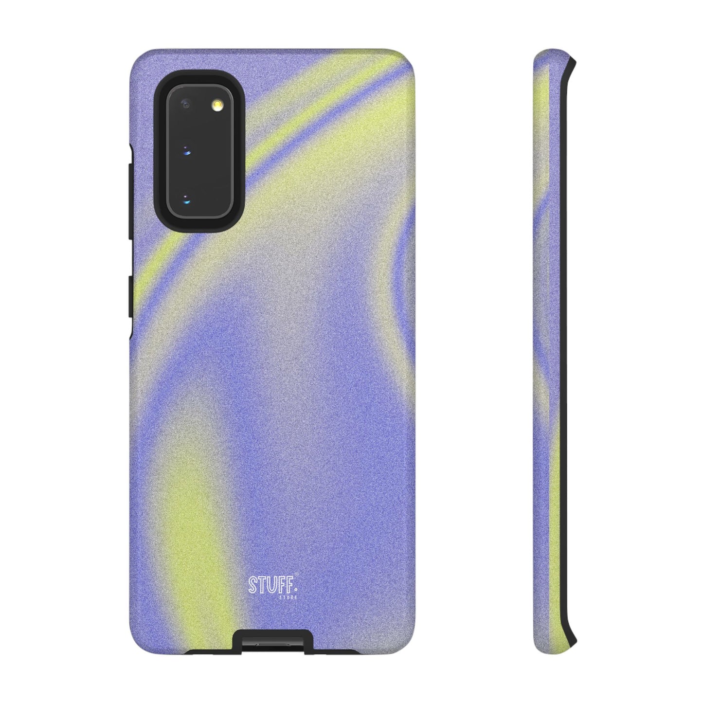 Vibrant Case | Coque résistante double protection anti-choc - Violet & Jaune