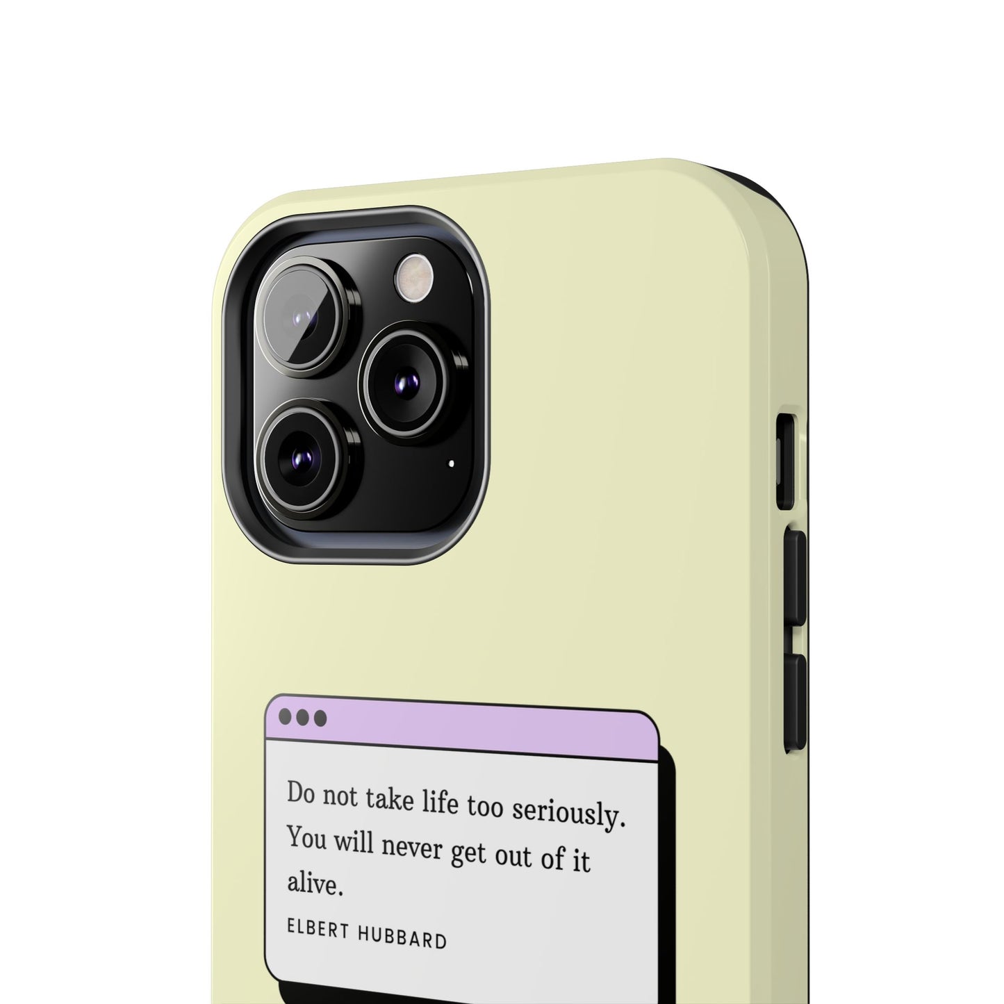 Window Case | Coque résistante à double protection avec citation – Design minimal & message puissant