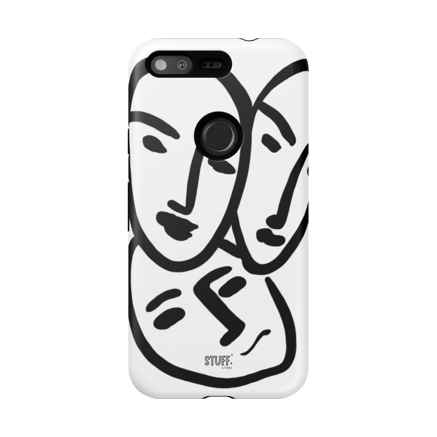 Les Trois Visages | Coque résistante double protection — inspiration Matisse