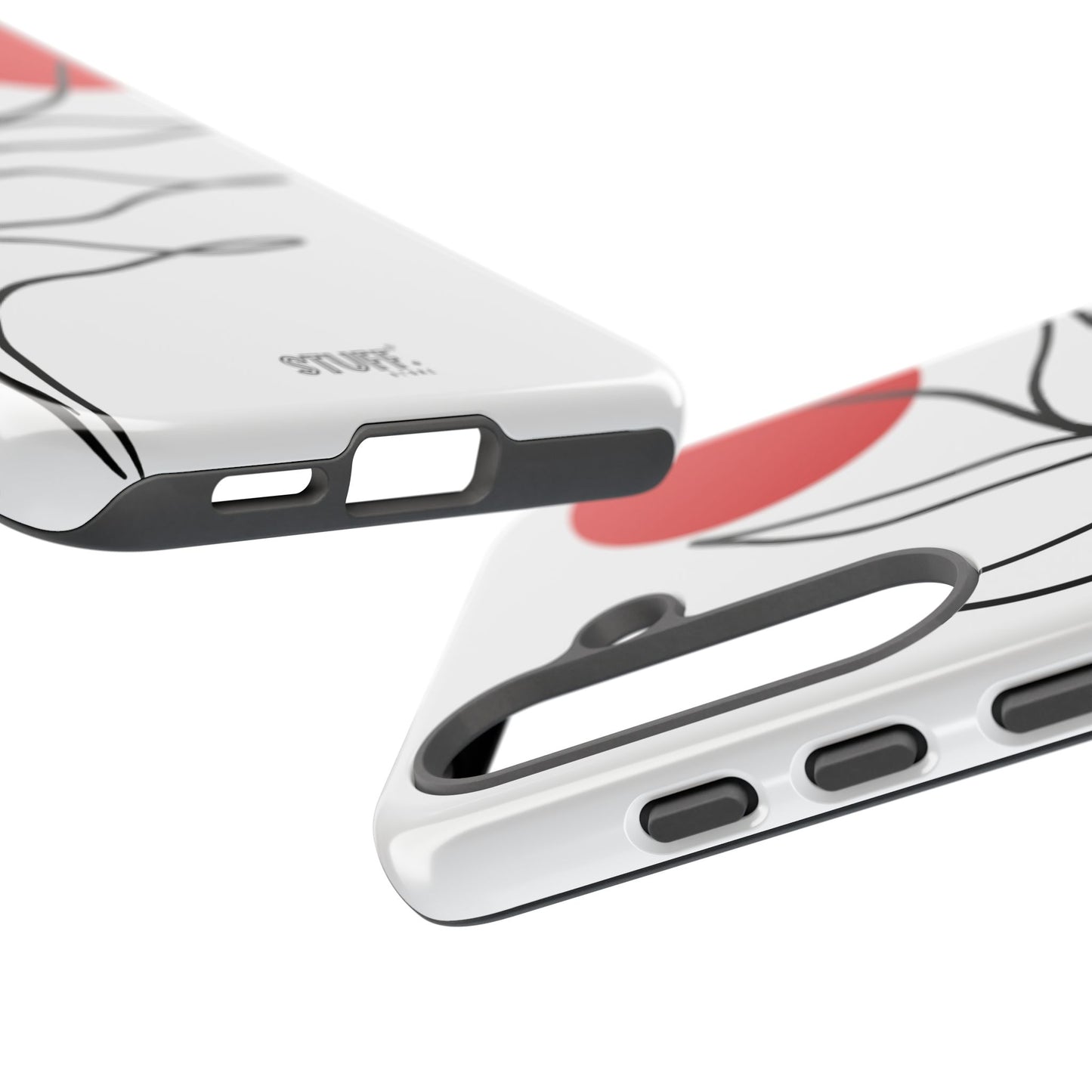 Red Sun Case | Coque résistante double protection avec Design Minimaliste