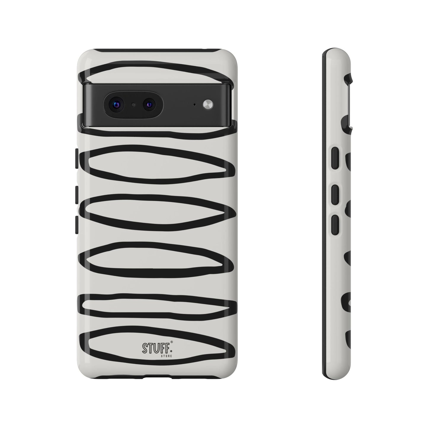 Loopy Case | Coque résistante double protection - Motif cercles abstraits